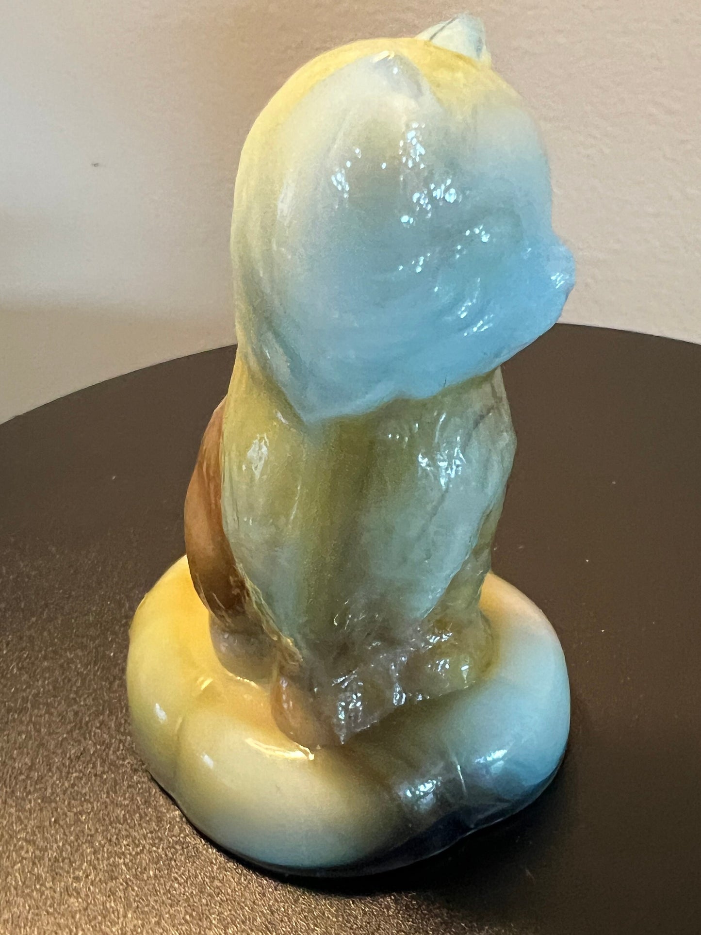 Vintage Navajo Sand Art Holy Man Painting Lamp very rare!