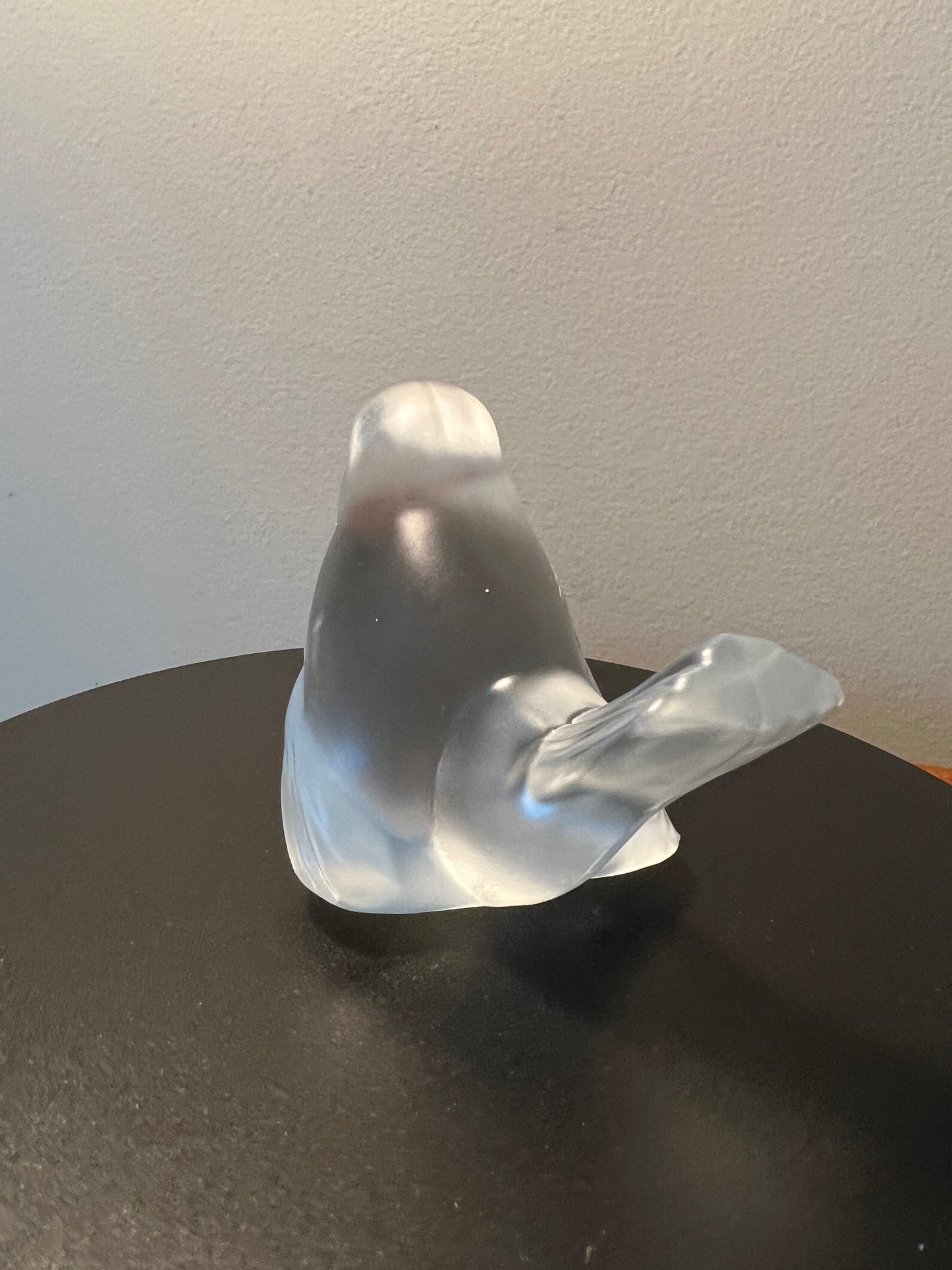 Vintage Fenton Frosted Bird Glass Art Animals Lover Antiques and Vintage