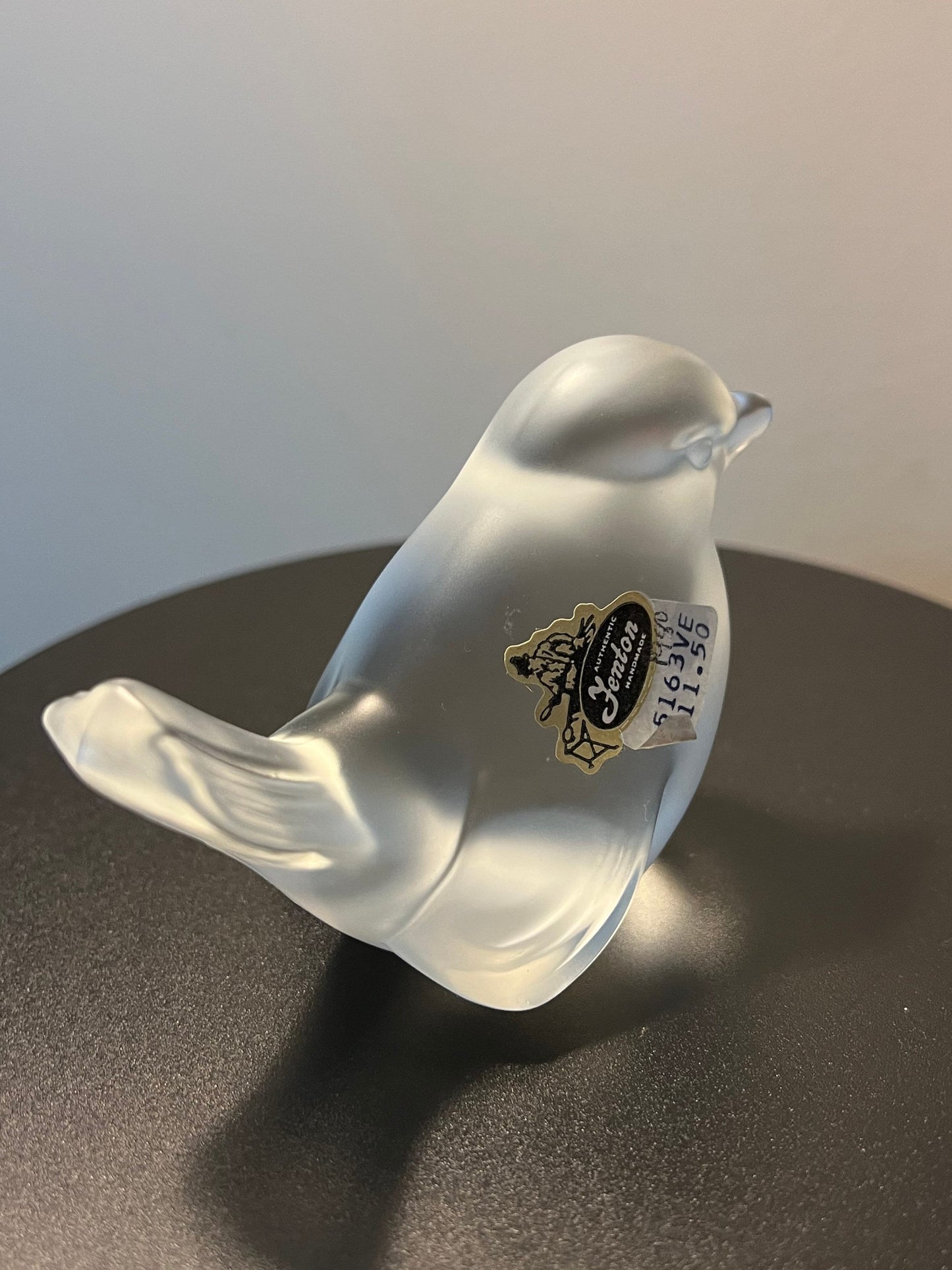 Vintage Fenton Frosted Bird Glass Art Animals Lover Antiques and Vintage