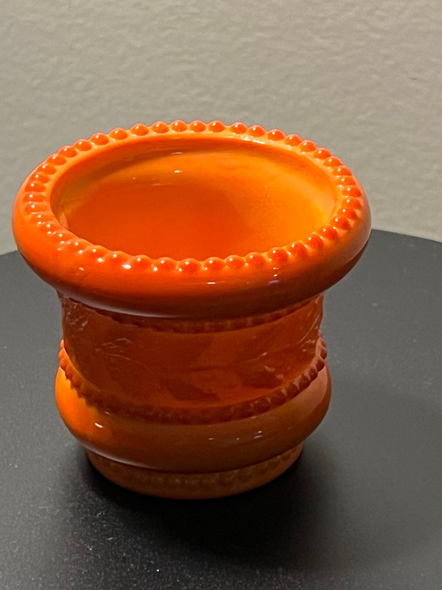 Vintage Red Orange Slag Glass Summit Art Glass Vase glows red orange with manganese Glass Art Treasures Lover Antiques and Vintage