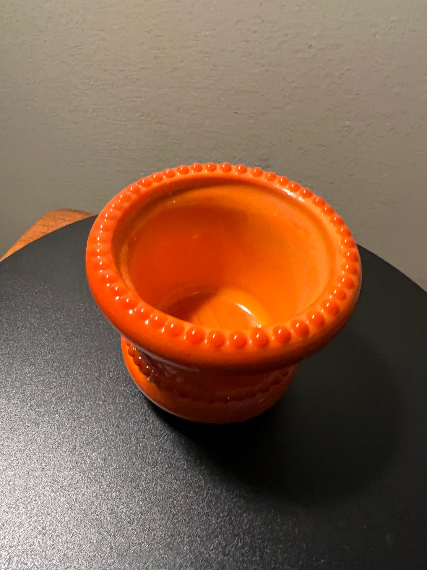 Vintage Red Orange Slag Glass Summit Art Glass Vase glows red orange with manganese Glass Art Treasures Lover Antiques and Vintage