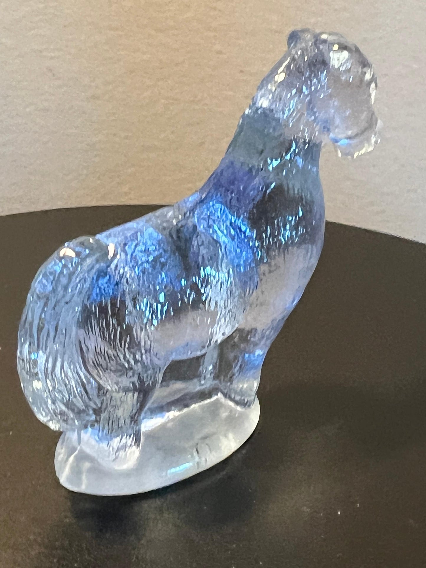 Vintage Horse Glass Art Amethyst Purple by Summit Art Glass Company Hand Pressed in the USA Horses Lover Antiques and Vintage