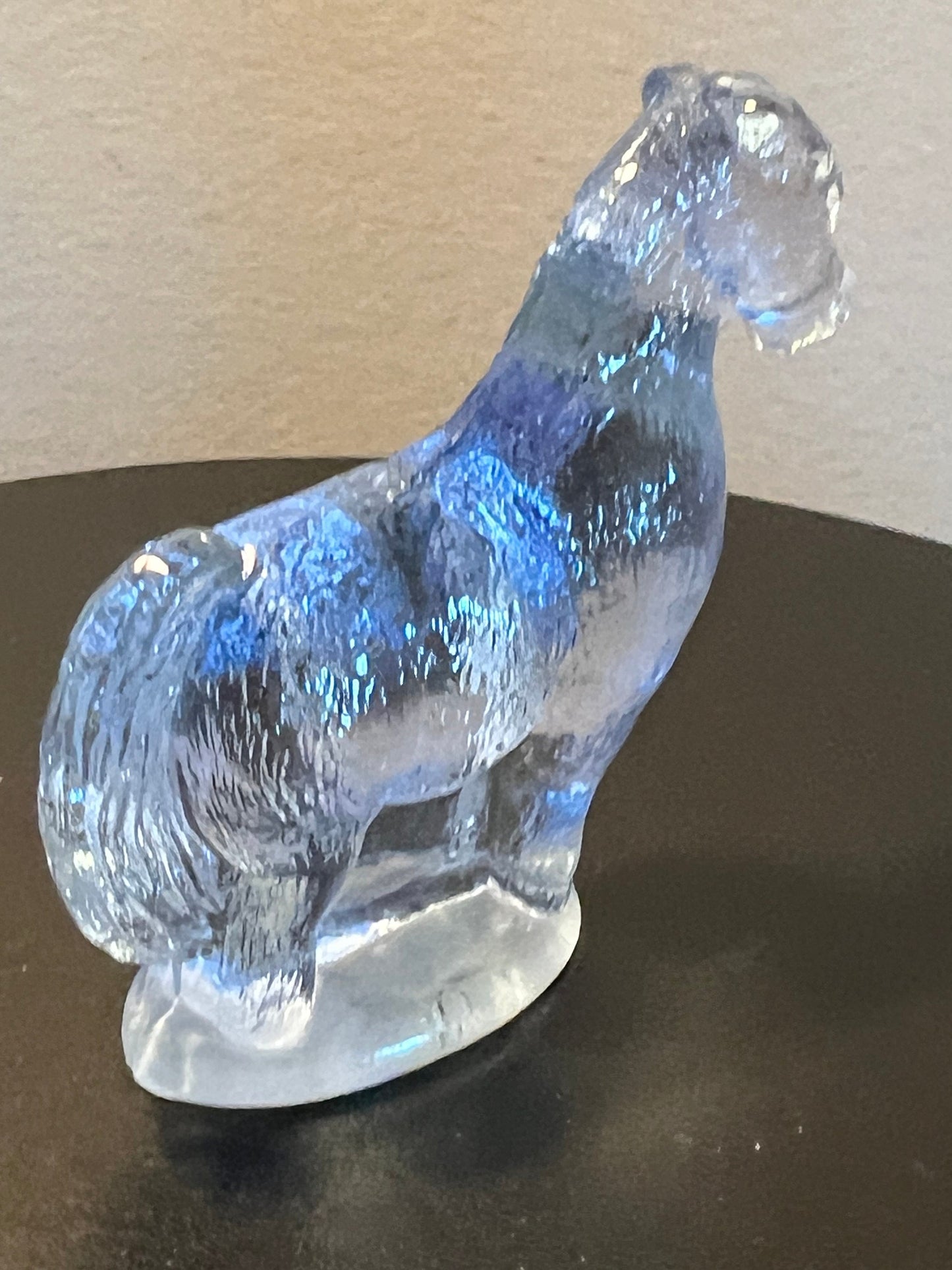 Vintage Horse Glass Art Amethyst Purple by Summit Art Glass Company Hand Pressed in the USA Horses Lover Antiques and Vintage