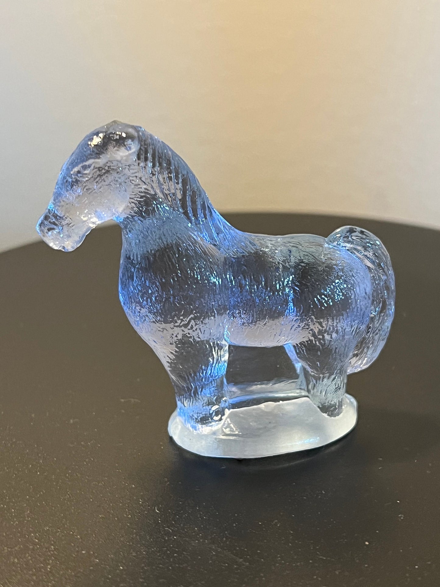 Vintage Horse Glass Art Amethyst Purple by Summit Art Glass Company Hand Pressed in the USA Horses Lover Antiques and Vintage