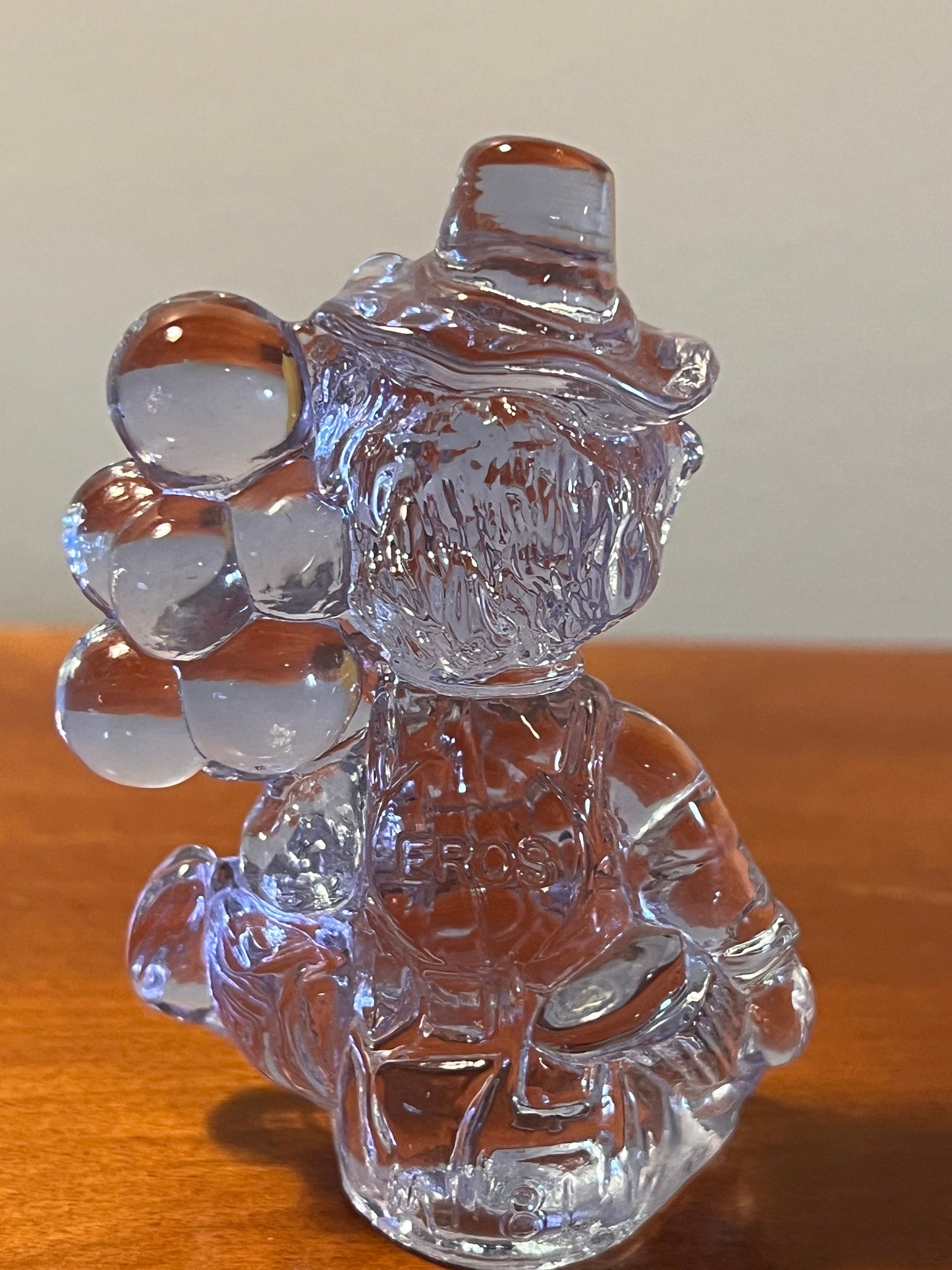 Vintage Mosser Glass Clown Eros with Original Box Lavender Art Glass Purple Alexandrite Character Glass Lover Antiques and Vintage