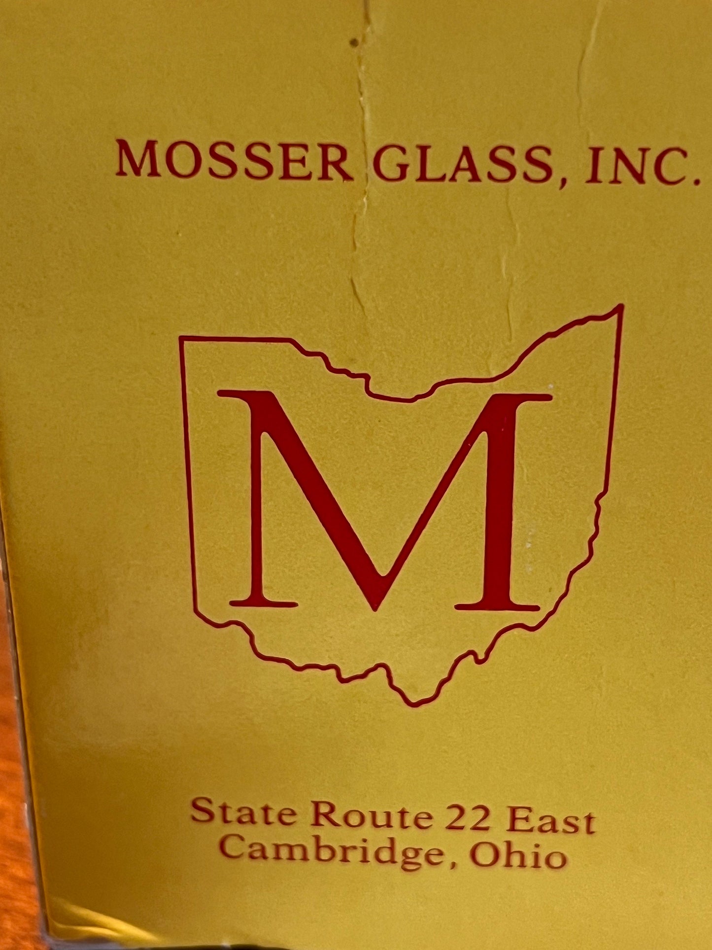 Vintage Mosser Slag Glass Clown Gabby with Original Box Glass Art Lover Antiques and Vintage