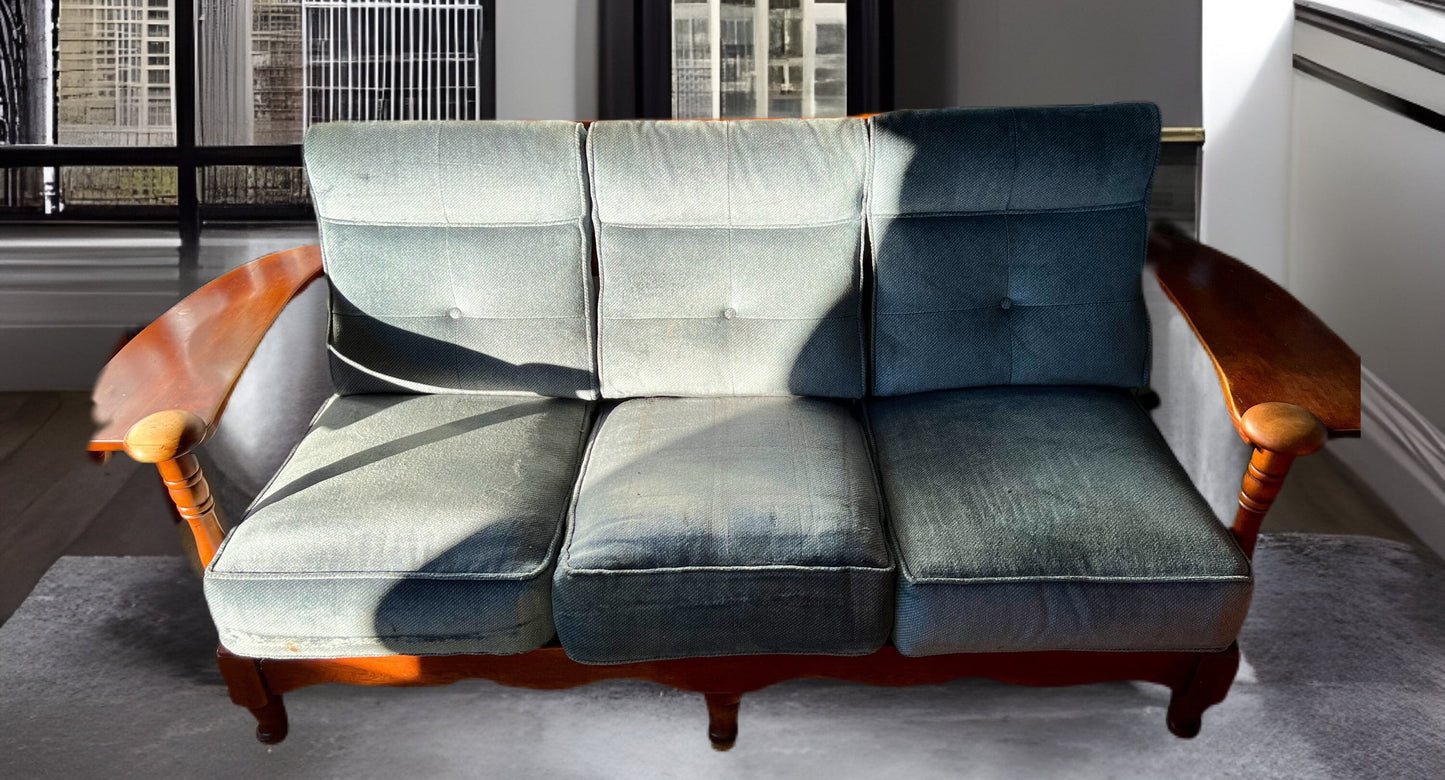 Cushman Council Room Settee No. 01853 Couch Sofa Mid Century Modern Couch Original Condition