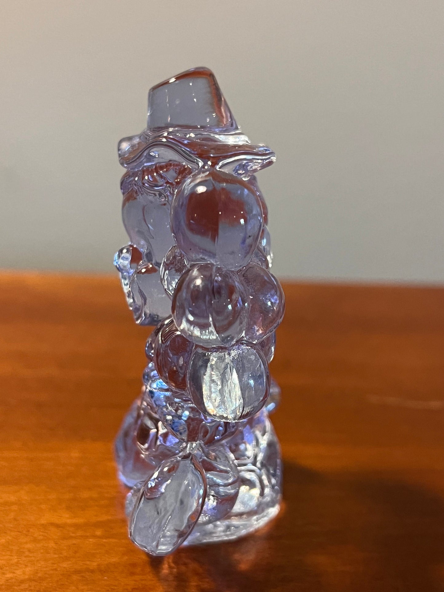 Vintage Mosser Glass Clown Eros with Original Box Lavender Art Glass Purple Alexandrite Character Glass Lover Antiques and Vintage