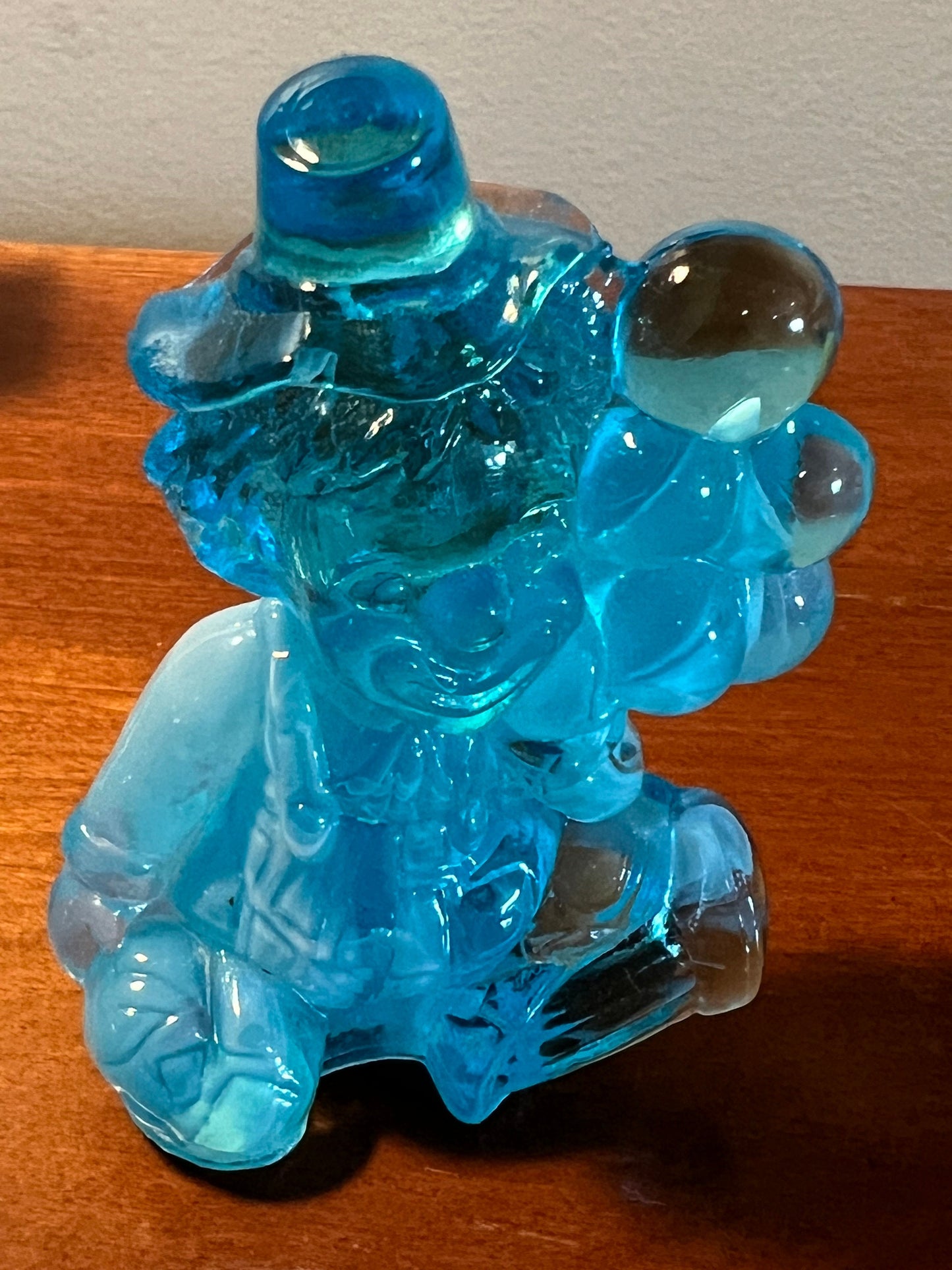 Vintage Mosser Slag Glass Clown Gabby with Original Box Glass Art Lover Antiques and Vintage
