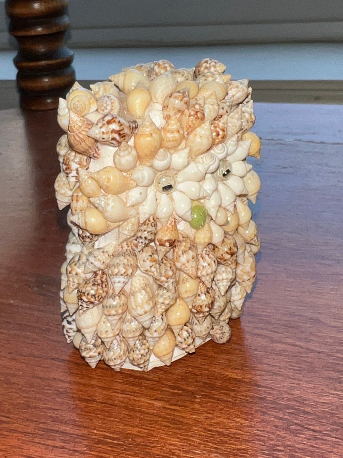 Vintage Shell Owl Made in Philippines Kitsch Animals Lover Antiques and Vintage