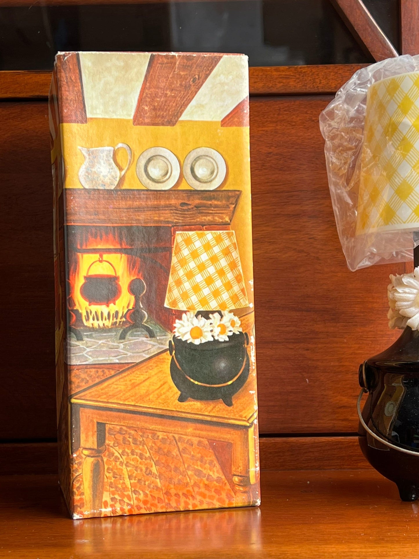 Vintage Avon Hearth Lamp in Box Lover Antiques and Vintage