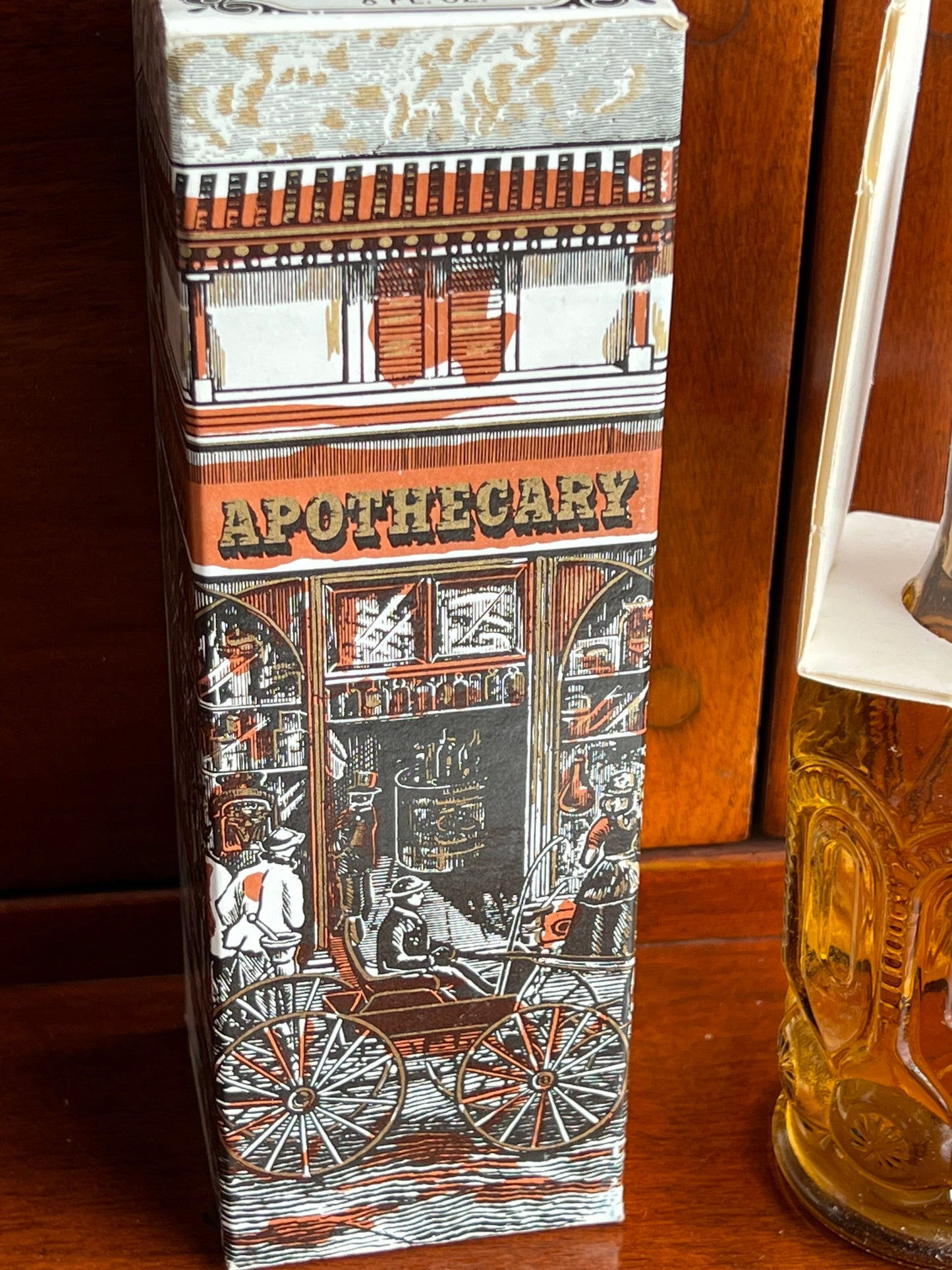 Vintage Avon Spicy After Shave Apothecary Decanter 8 fluid ounces original box full bottle Perfume Lover Antiques and Vintage