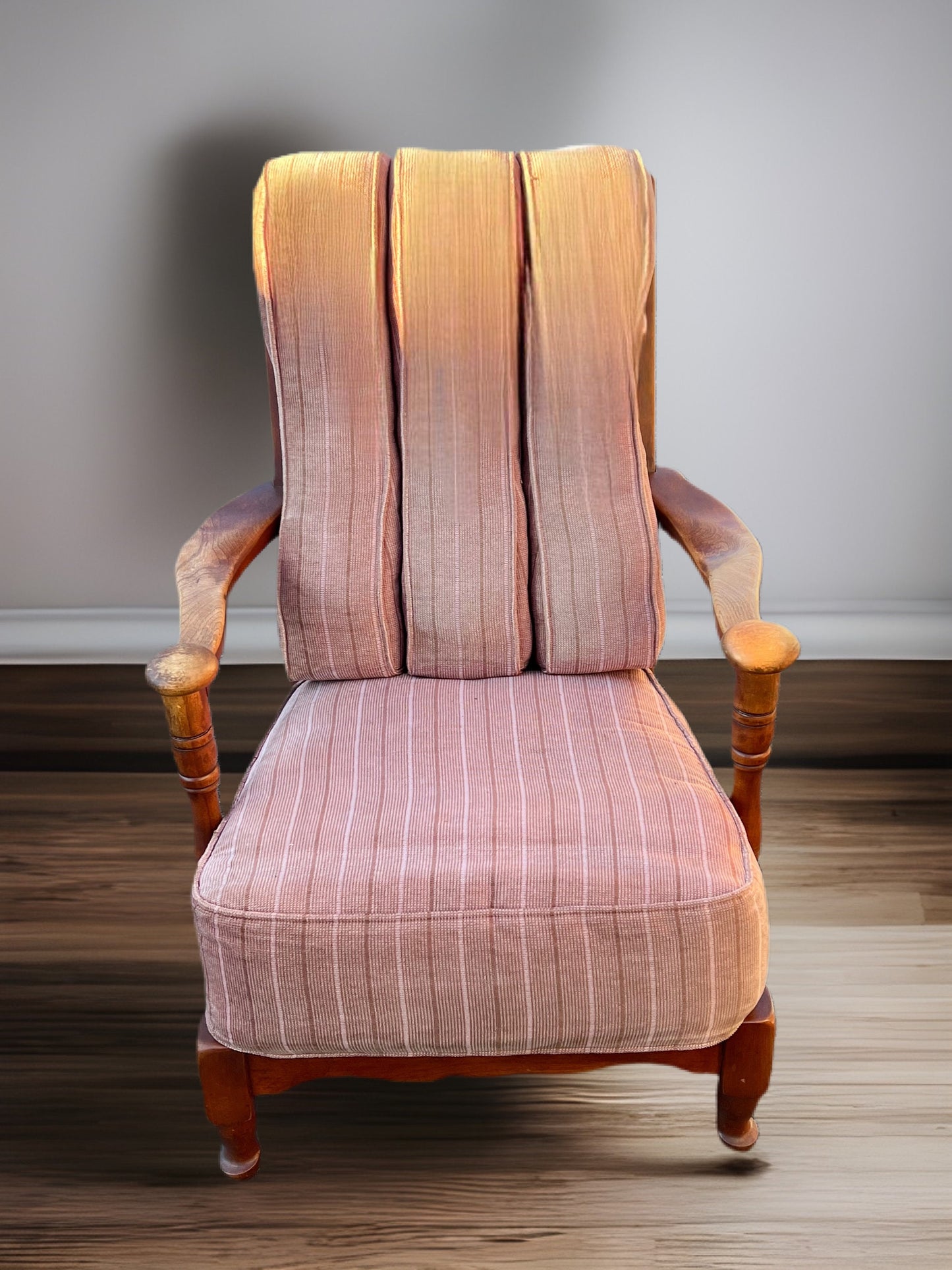 Cushman Colonial Creations Ethan Allen Pipe Back Chair No. 0180 Vintage Paddle Arm Furniture Lover Antiques and Vintage