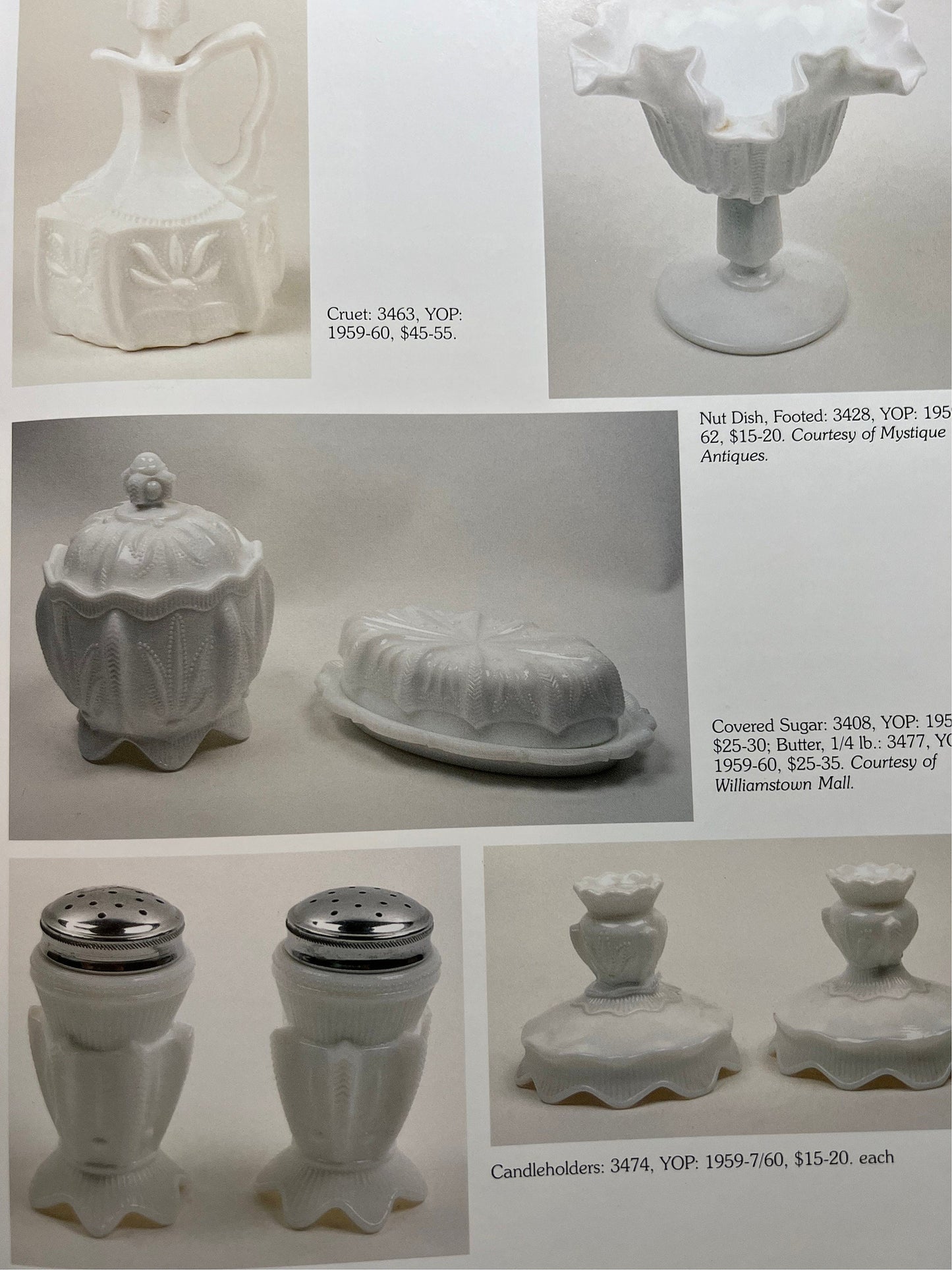 Vintage The Big Book of Fenton Milk Glass 1940-1985 by John Walk A Schaffer Book for Collectors with Price Guide Lover Antiques and Vintage