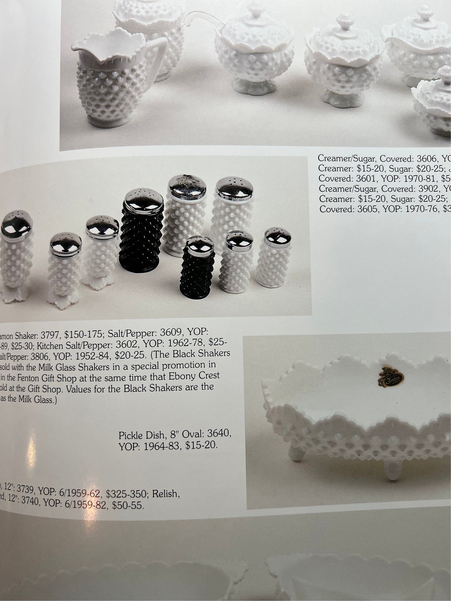 Vintage The Big Book of Fenton Milk Glass 1940-1985 by John Walk A Schaffer Book for Collectors with Price Guide Lover Antiques and Vintage