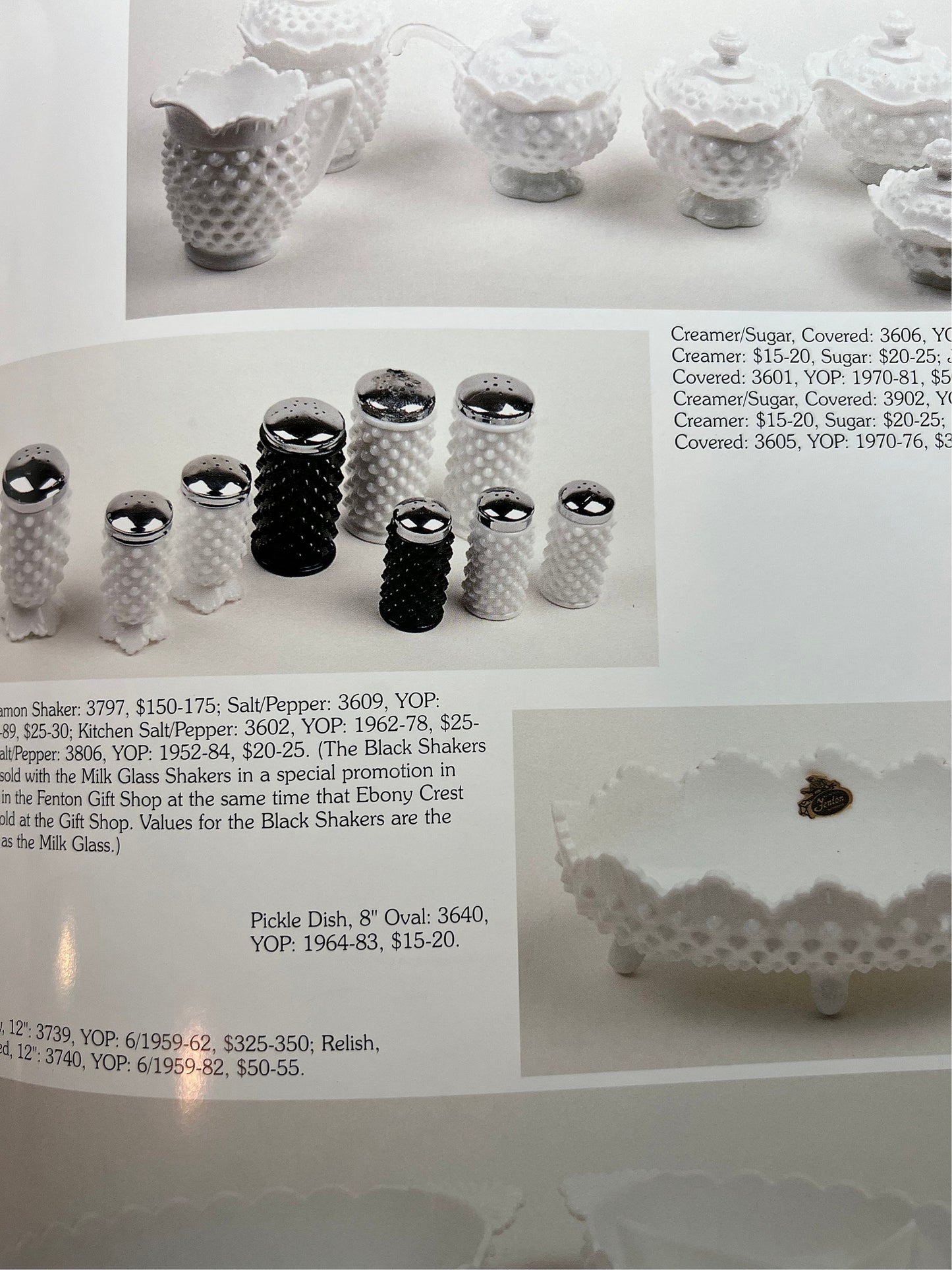 Vintage The Big Book of Fenton Milk Glass 1940-1985 by John Walk A Schaffer Book for Collectors with Price Guide Lover Antiques and Vintage