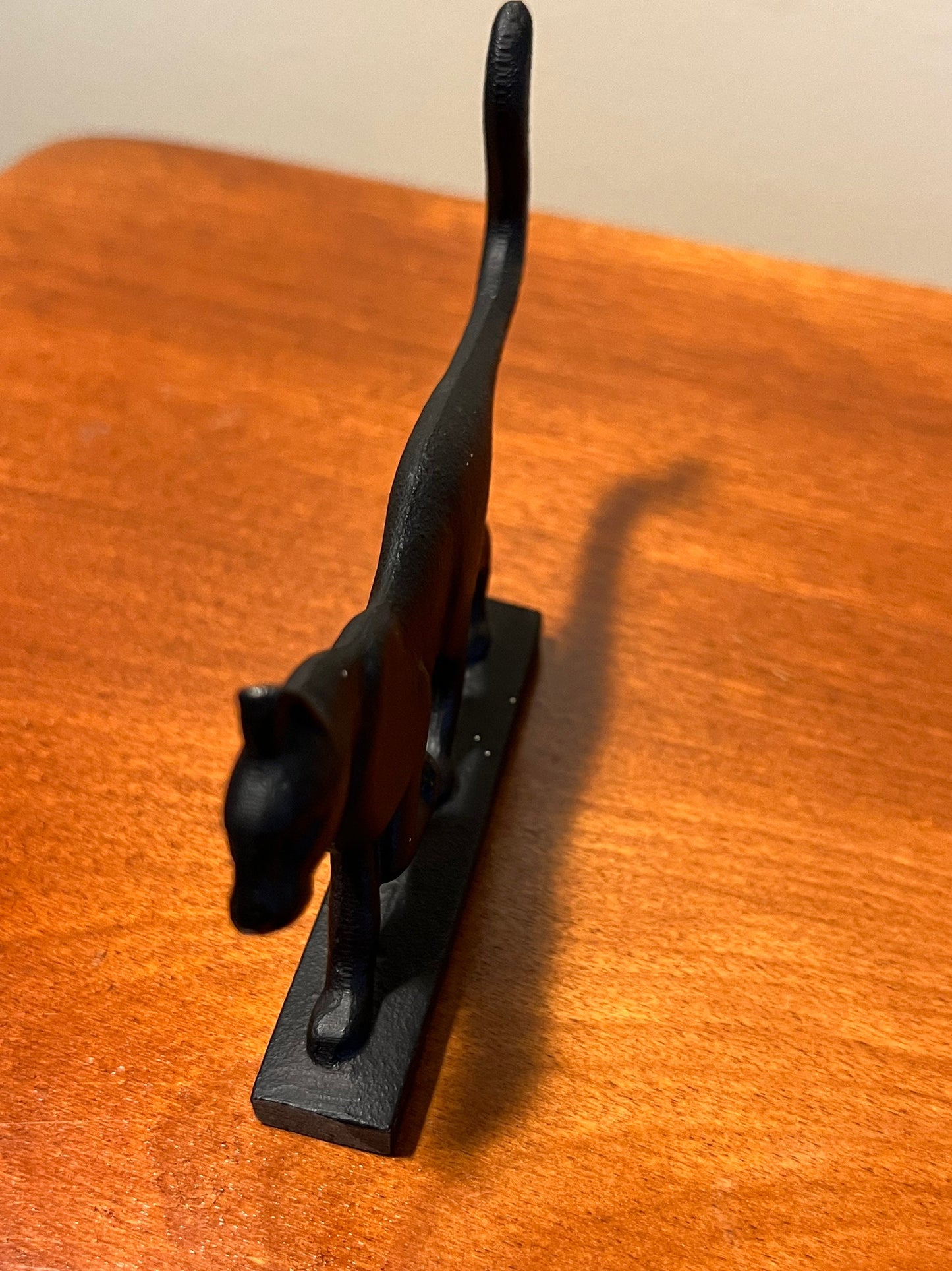 Vintage Cast Iron Flat Cat House of Faberge by the Franklin Mint Cats of all kinds Black Iron Cats Kitten Art Lover Antiques and Vintge