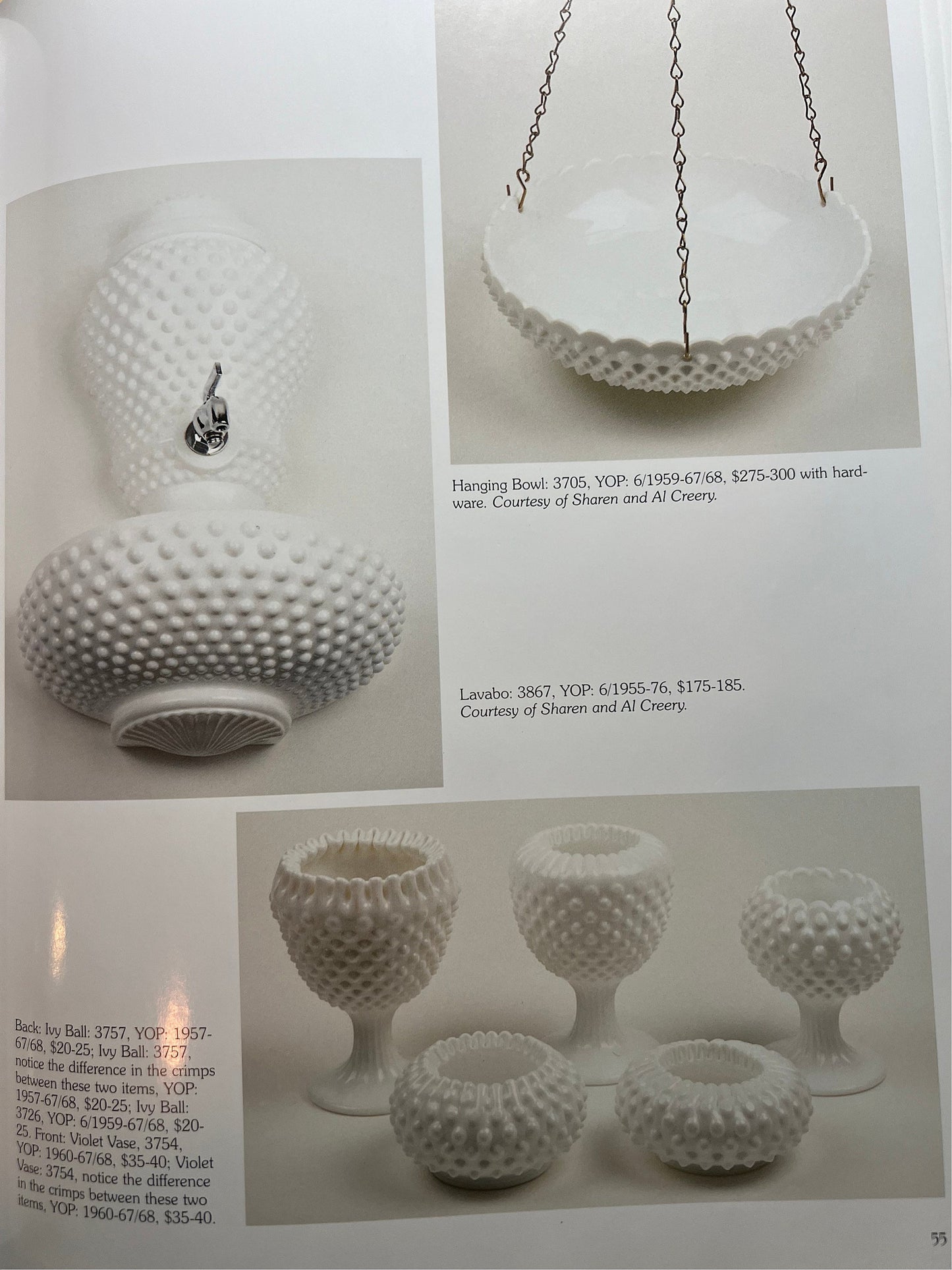 Vintage The Big Book of Fenton Milk Glass 1940-1985 by John Walk A Schaffer Book for Collectors with Price Guide Lover Antiques and Vintage