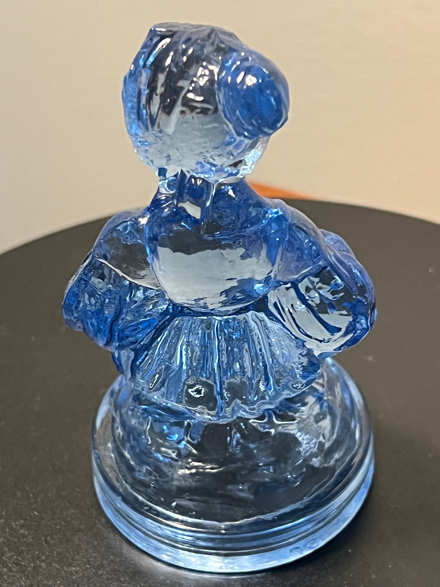 Vintage Little Women Jo #7 Summit Art Iridescent Pink Glass Art Russ Vogelsong Sculpture Art Glass Figurine  art Lover Antiques and Vintage
