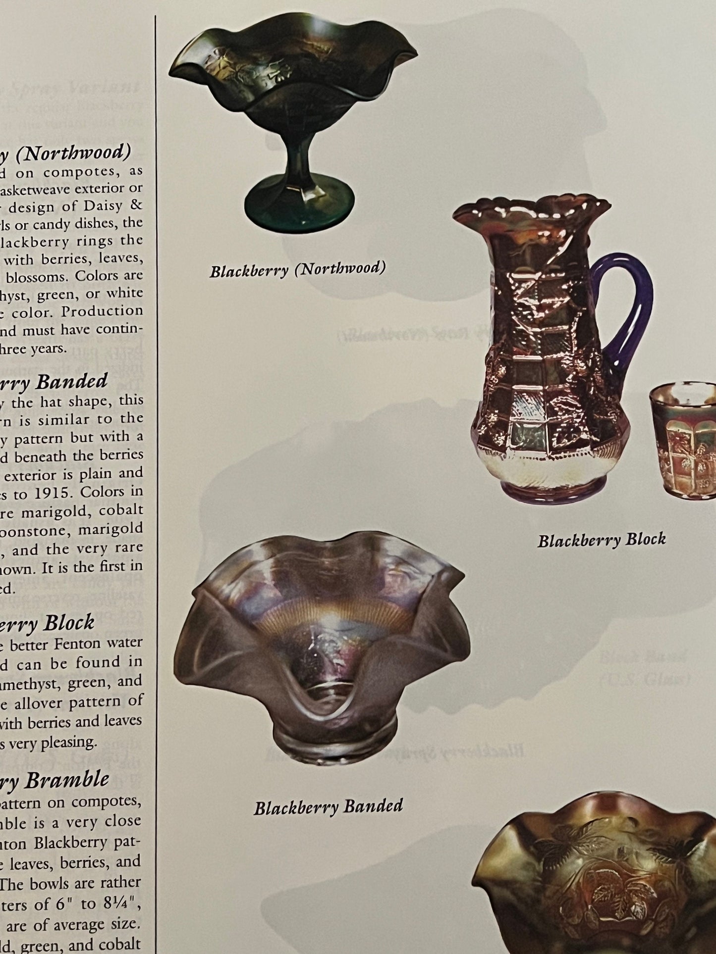 Standard Encyclopedia of Carnival Glass 7th Edition Book by Bill Edward’s Mike Carwile Glass Art Fenton Northwood Lover Antiques and Vintage