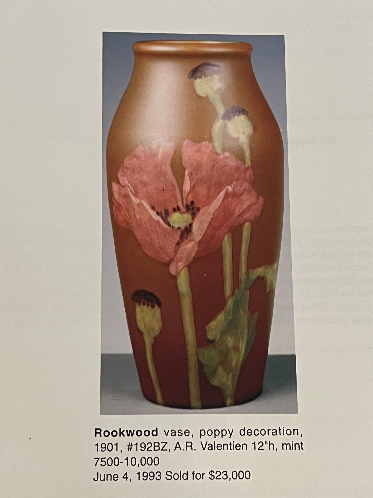 Rockwood Pottery Over Ten Years of Auction Results Book Guide Collector’s Book Treadway Gallery Lover Antiques and Vintage