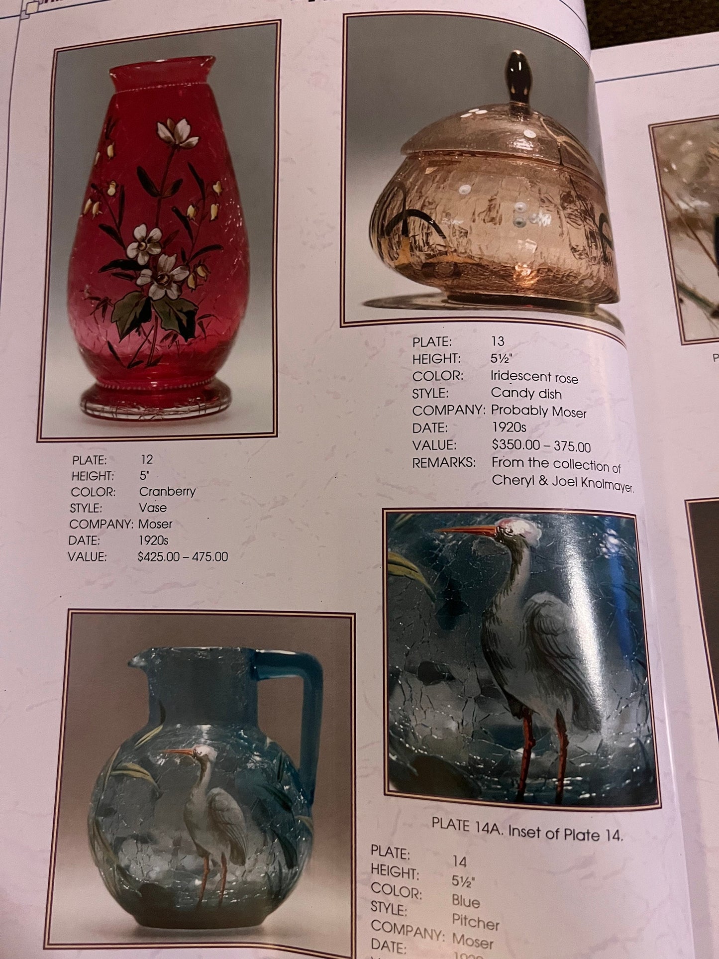Crackle Glass from Around the World Identification and Value Guide Book by Stan and Arlene Weitman Glass Art Lover Antiques and Vintage