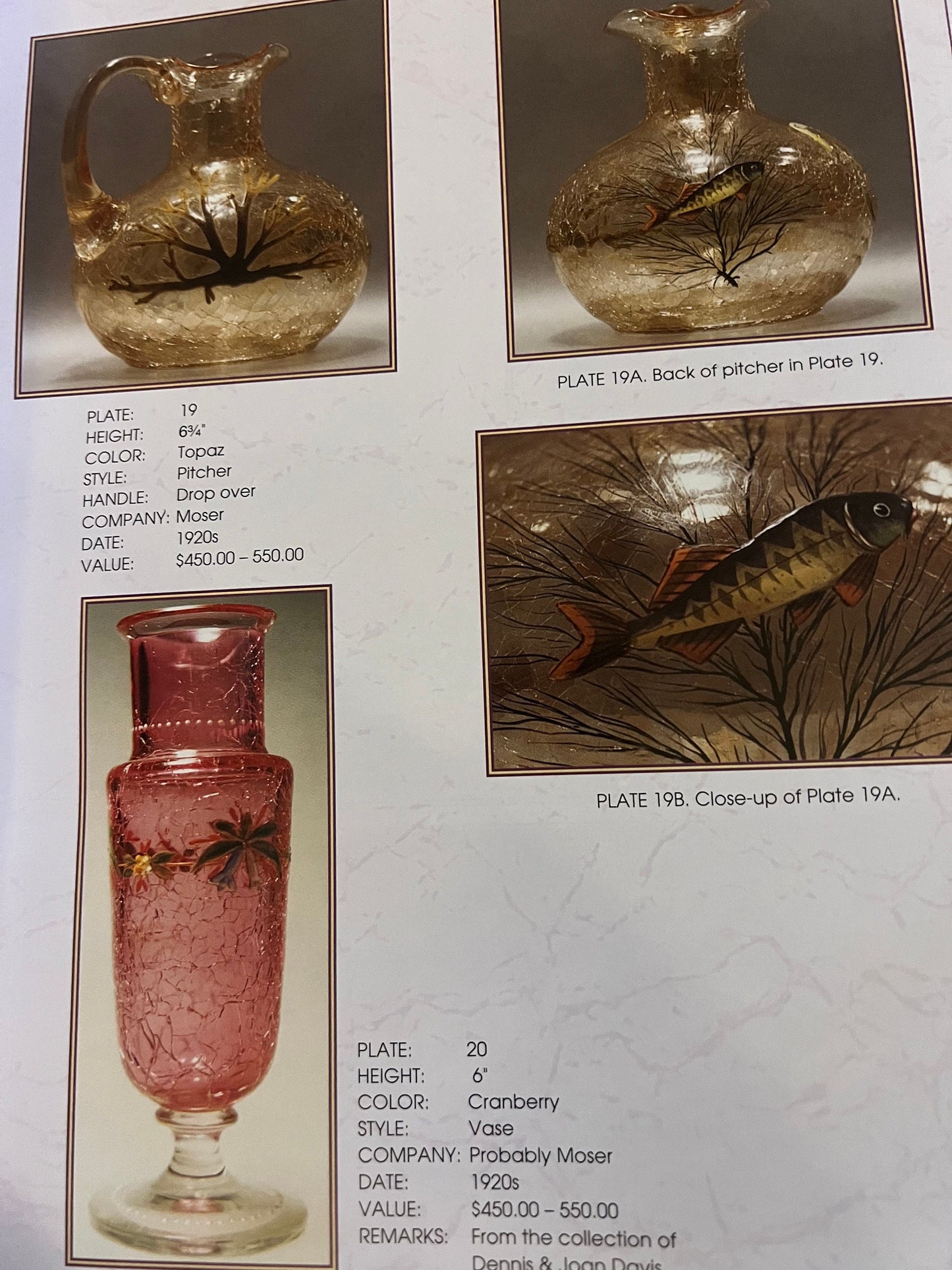 Crackle Glass from Around the World Identification and Value Guide Book by Stan and Arlene Weitman Glass Art Lover Antiques and Vintage