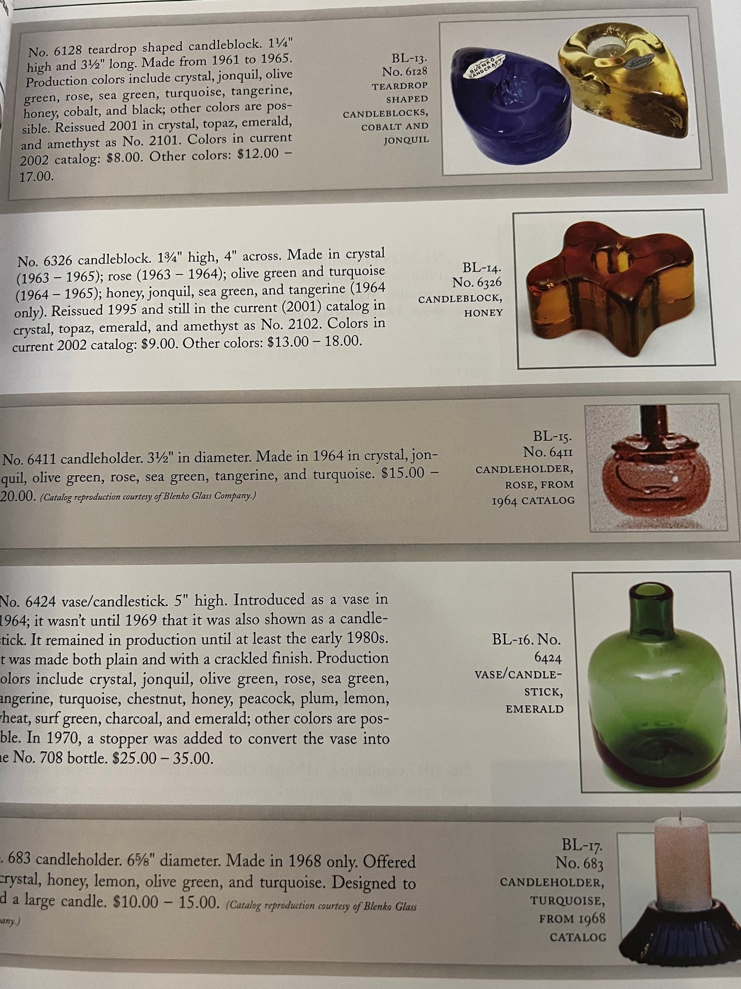 The Glass Candlestick Book Volume 1 by Tom Felt and Elaine & Rich Stoer Glass Art Fenton Blenko Akro Agate Lover Antiques and Vintage