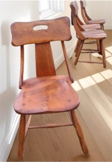 WR Dallas Chair, T-Back Chair, Brutalist Style, Mid Century Modern Chair, Cushman Style Chair, Wylie R. Dallas furniture, Lover Antiques