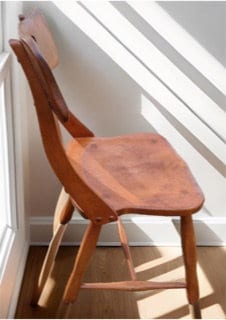 WR Dallas Chair, T-Back Chair, Brutalist Style, Mid Century Modern Chair, Cushman Style Chair, Wylie R. Dallas furniture, Lover Antiques