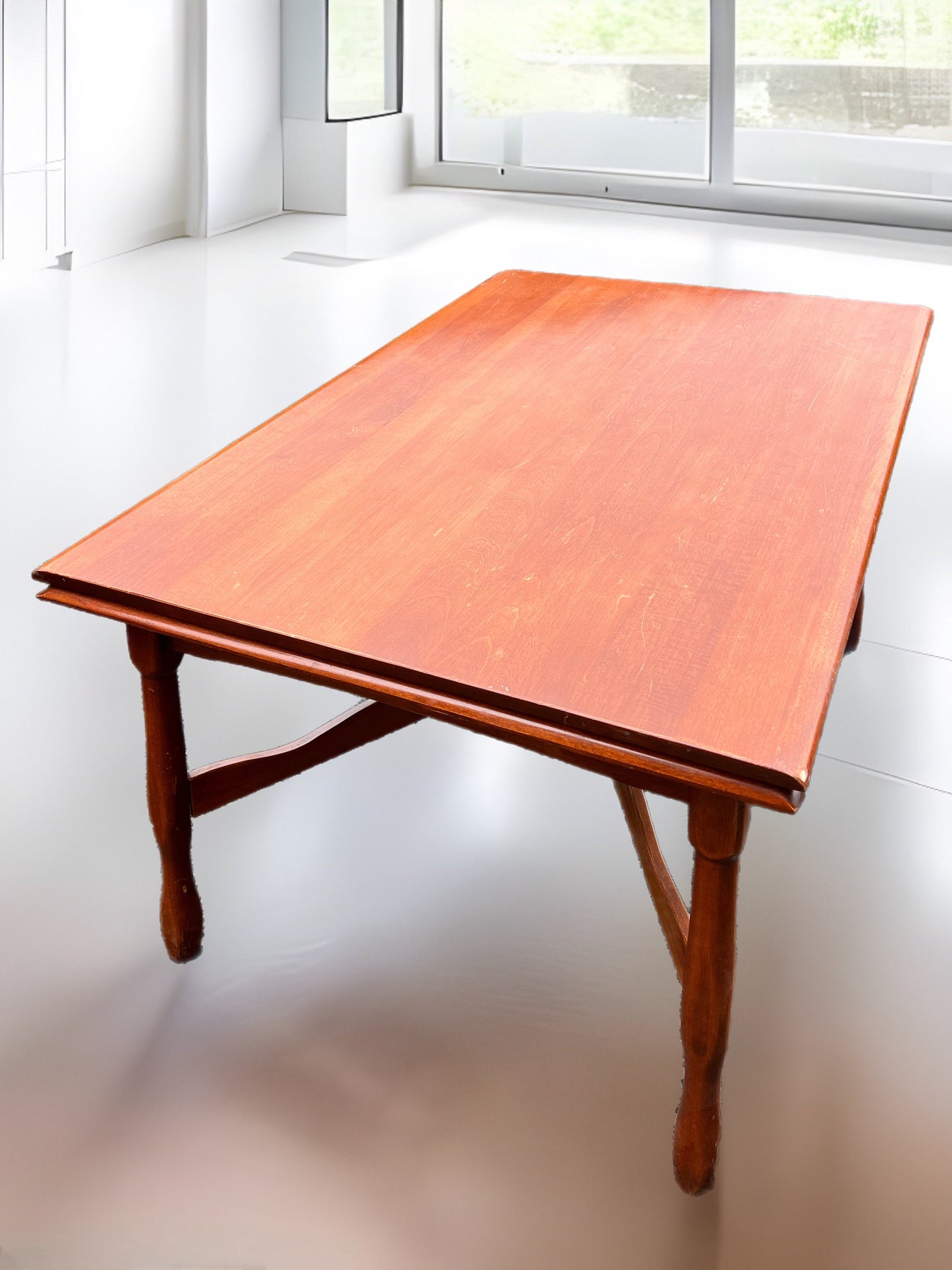 Vintage WR Dallas Table, Maple Table with Extendable Sides, Wood Furniture, Lover Antiques and Vintage