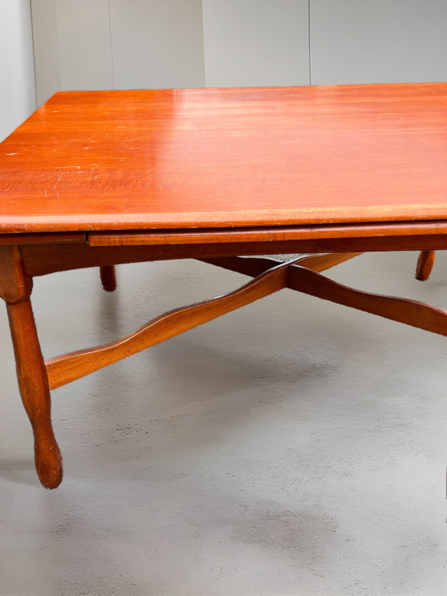 Vintage WR Dallas Table, Maple Table with Extendable Sides, Wood Furniture, Lover Antiques and Vintage