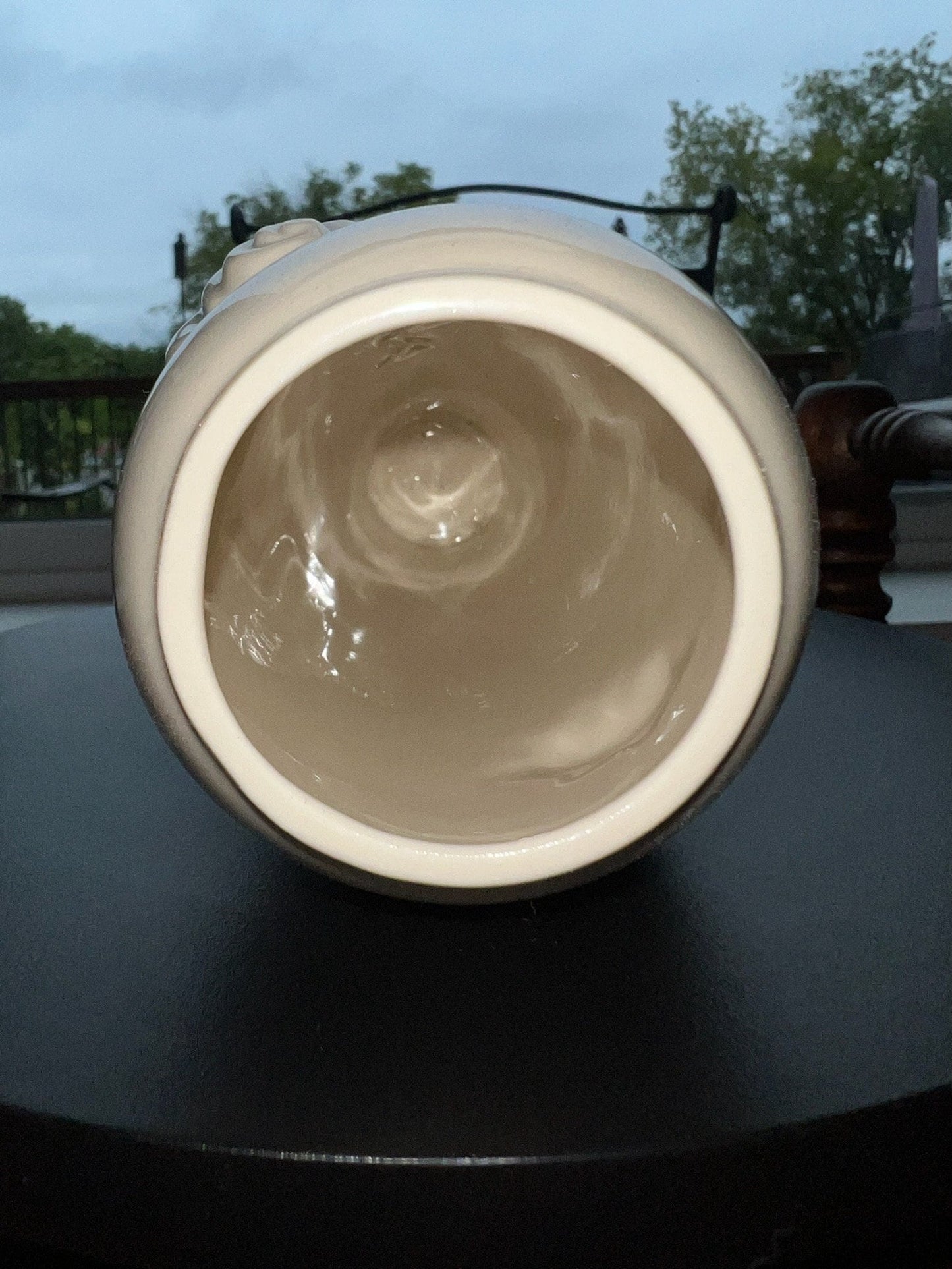 Vintage Lenox Rose Blossom Vase Cream Porcelain 24K Gold Gilded Flower Embossed Pretty Things Made in USA Lover Antiques