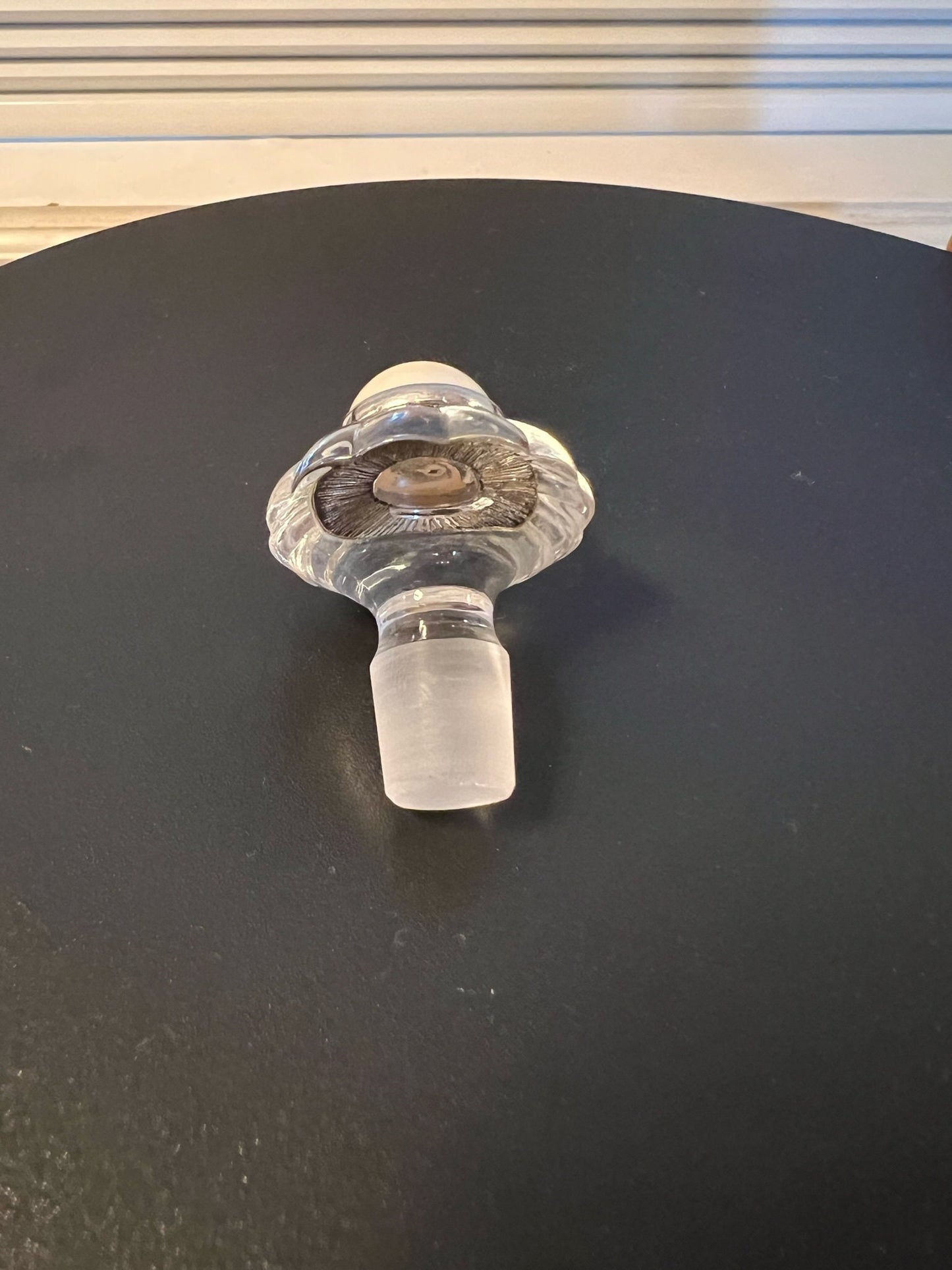 Vintage Lenox Crystal Perfume Bottle with Stopper Diamonds and Pearls Pave Jewels Faceted Art Glass Lover Antiques and Vintage