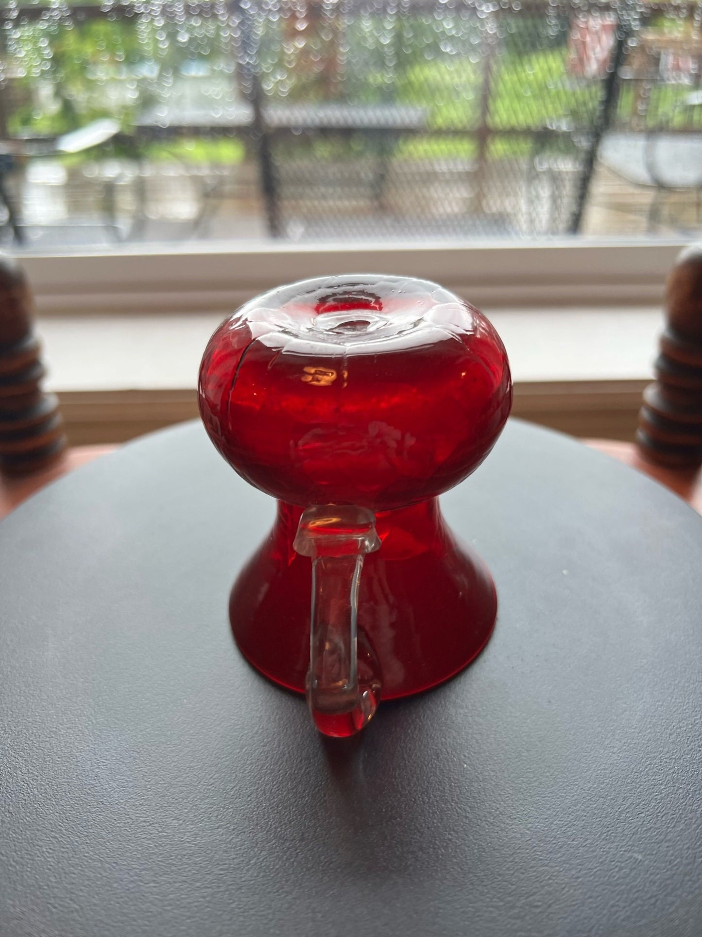 Vintage Ruby Red Mini Pitcher Mini Treasure Small Vase Lover Antiques and Vintage
