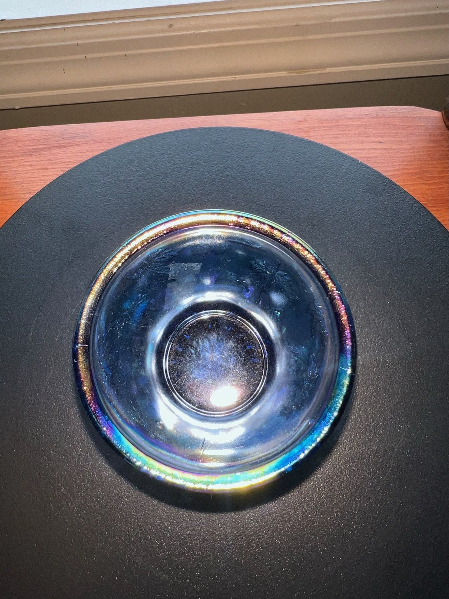 Vintage Summit Art Carnival Glass Toothpick Holder Small Container Purple Art Glass Lover Antiques and Vintage