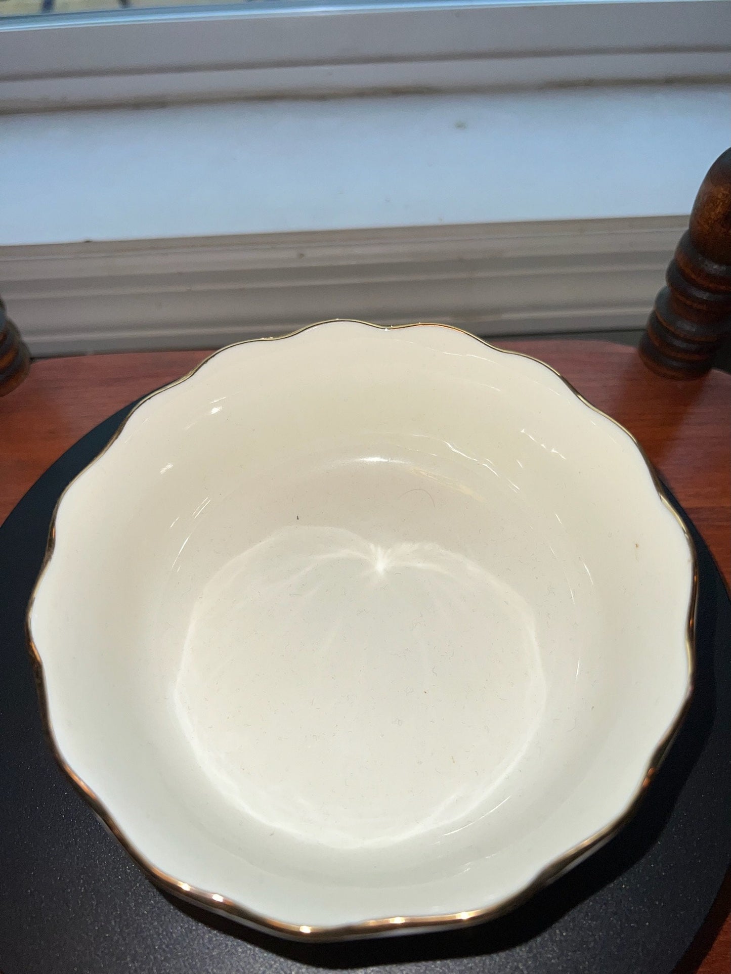 Vintage Lenox Porcelain Rose Blossom Bowl 24K Gold Gilding Lover Antiques and Vintage