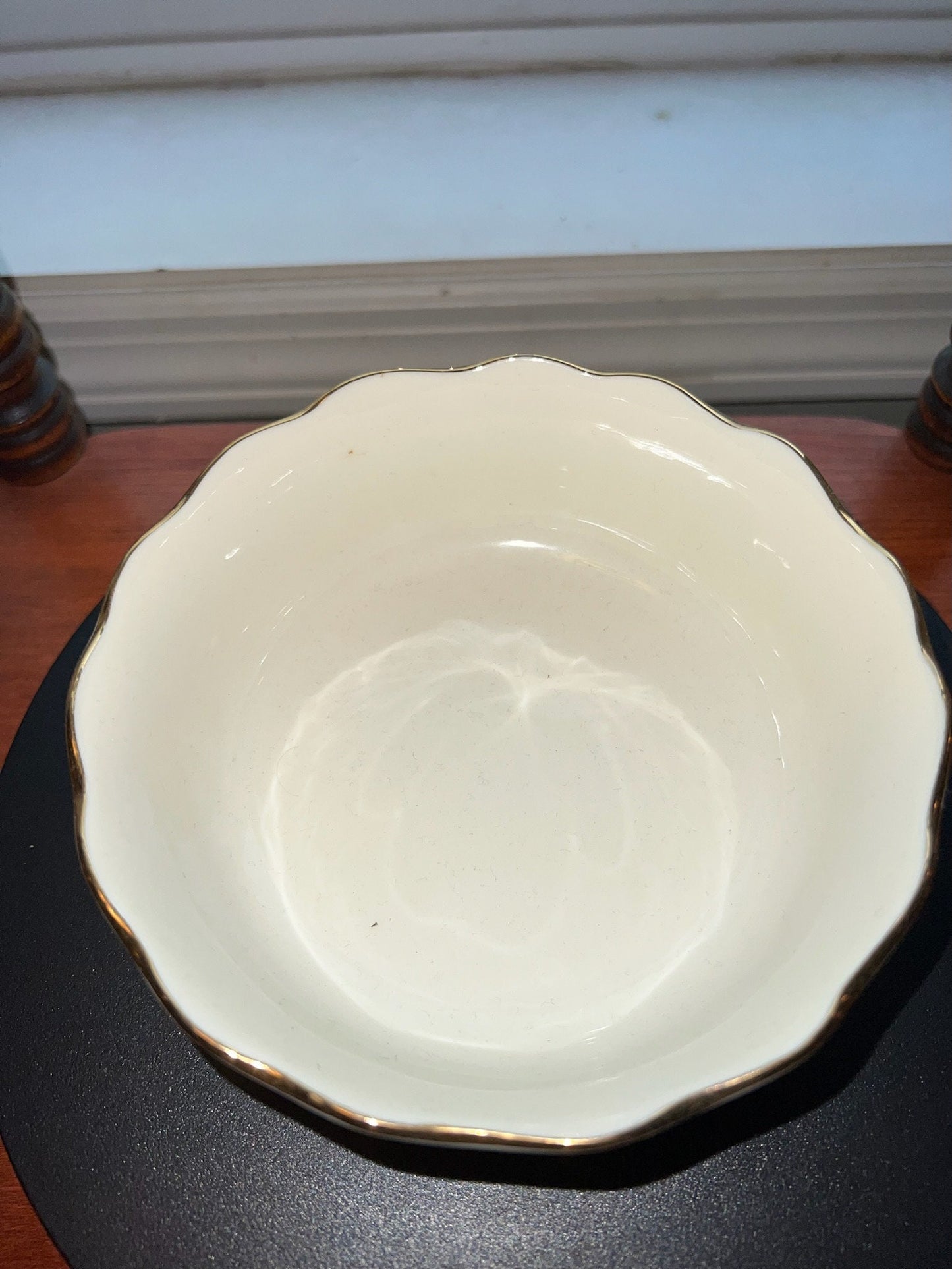 Vintage Lenox Porcelain Rose Blossom Bowl 24K Gold Gilding Lover Antiques and Vintage