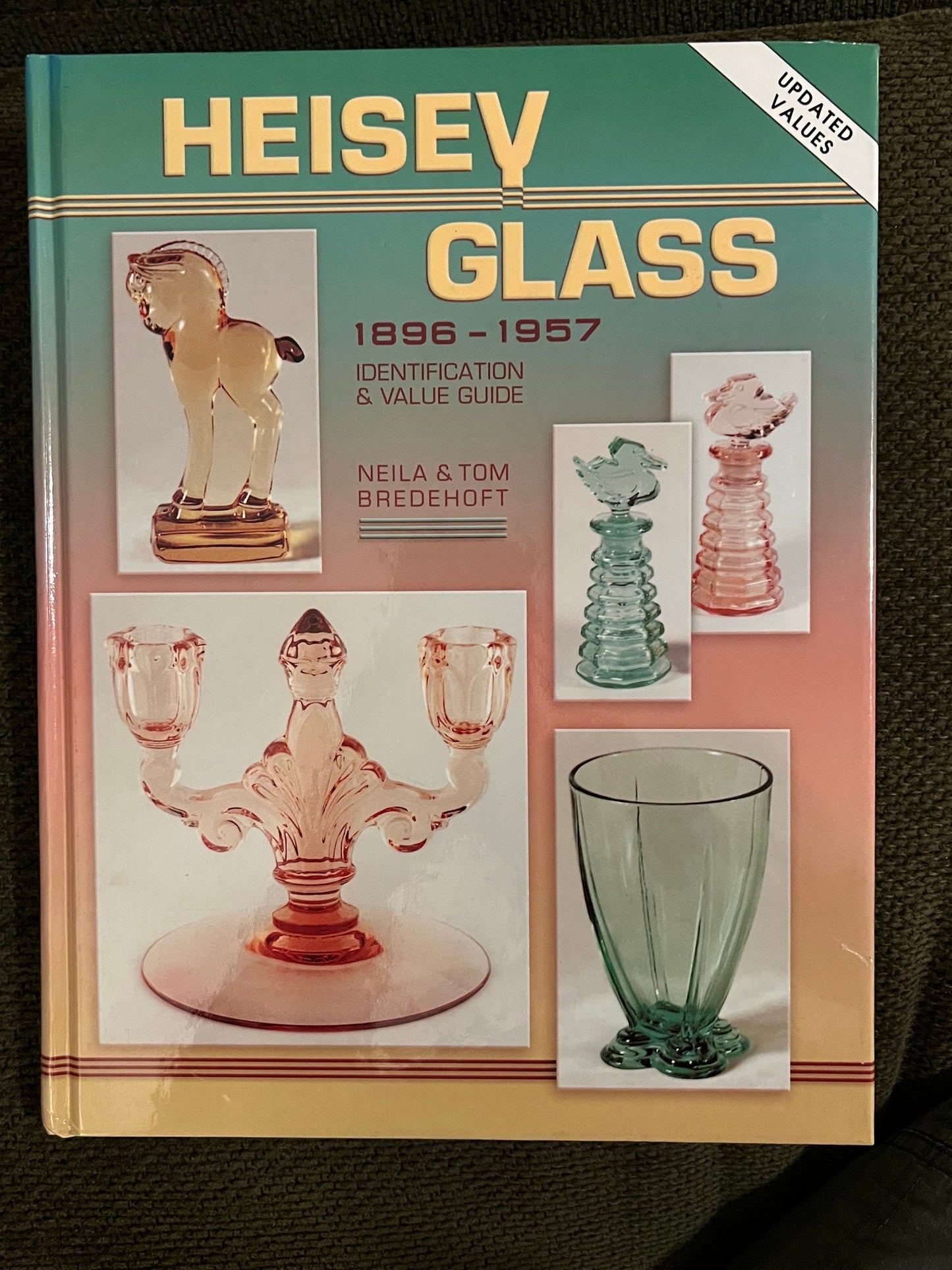 Vintage Heisey Glass Book, with Price Guide by Neila and Tom Bredehoft,  Glassware Guide, Glass Art Book, Lover Antiques and Vintage