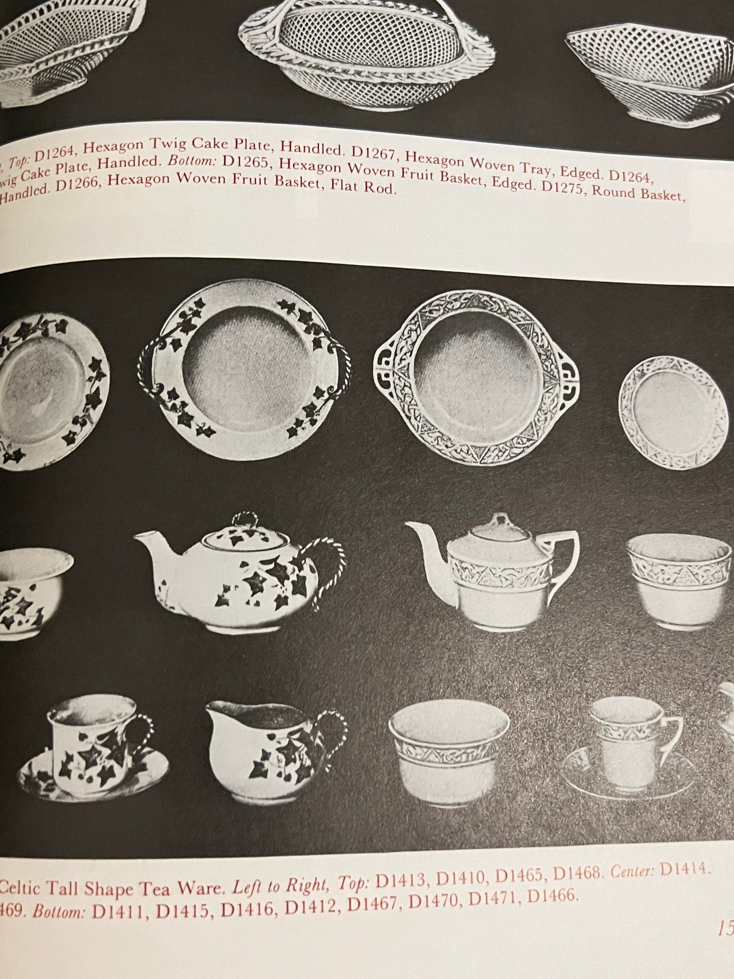 Vintage Belleek The Complete Collector’s Guide and Illustrated Reference Book Guide by Richard K. Degenhardt Copyright 1978 with dust cover