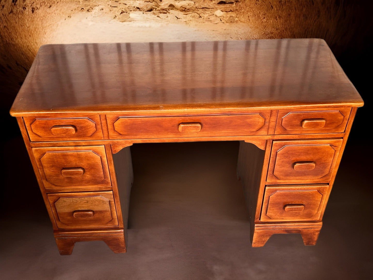 Cushman Colonial Creations Brandywine Manor Table No. 7030 Double Trestle Table Cushman Mid Century Table Lover Antiques and Vintage
