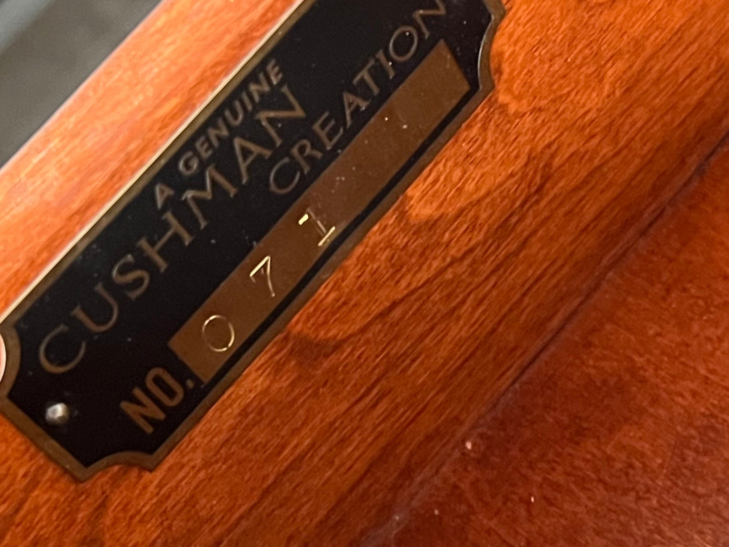 Cushman Colonial Creations Brandywine Manor Table No. 7030 Double Trestle Table Cushman Mid Century Table Lover Antiques and Vintage
