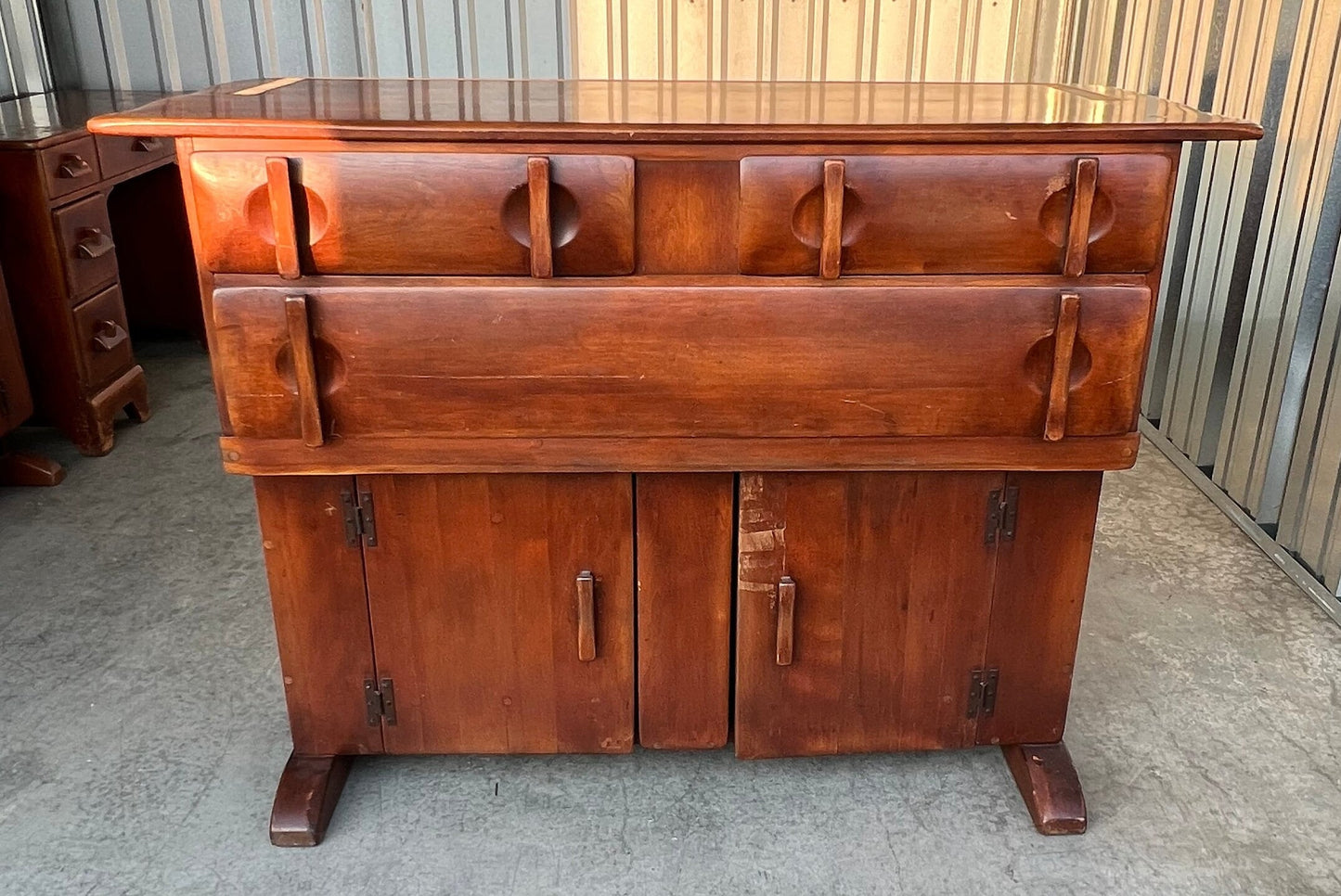 Cushman Colonial Creations Modern Buffet No. 6023 by Herman De Vries Dresser Furniture Mid Century Modern Server Buffet Lover Antiques
