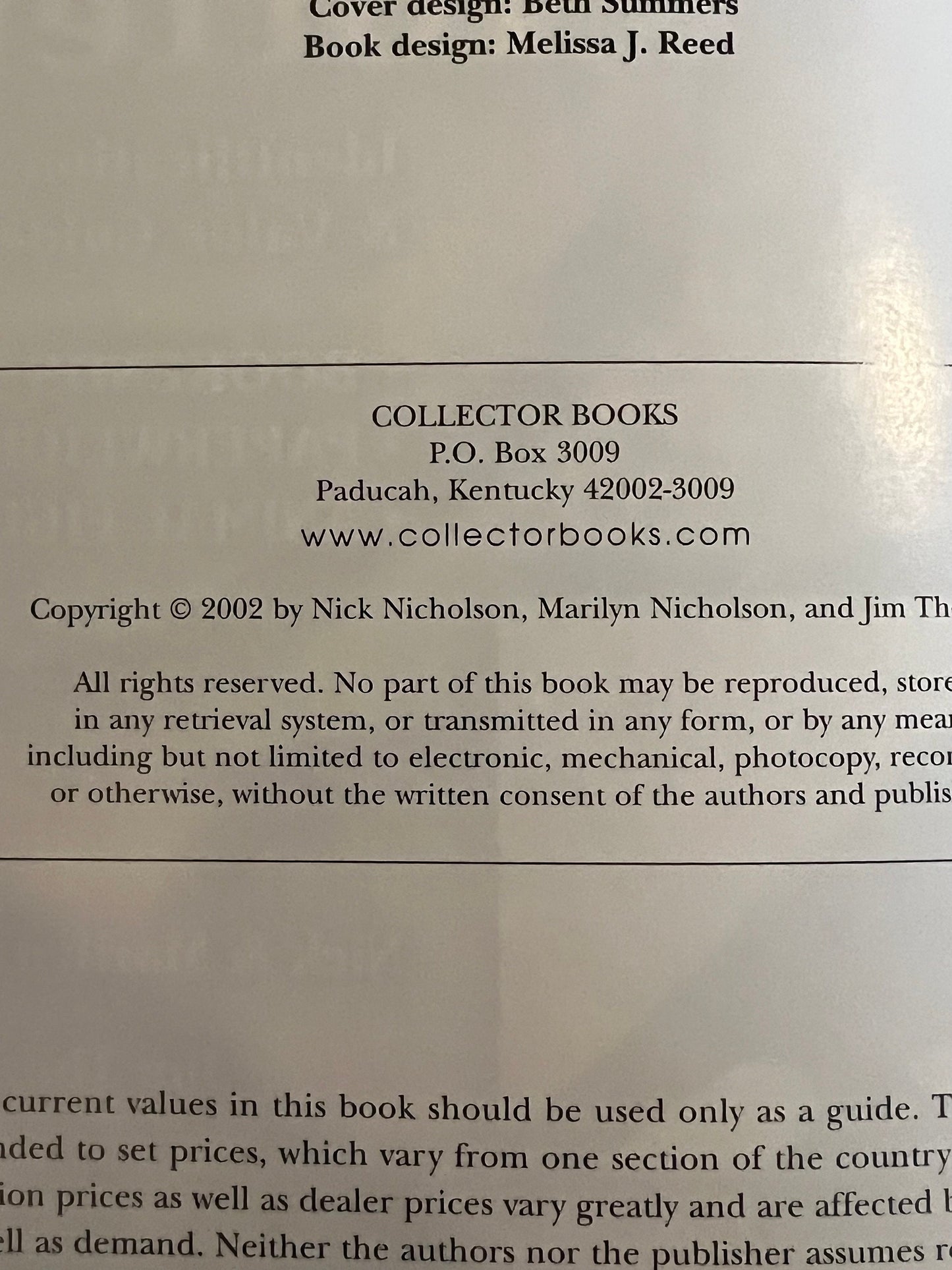 Rockwood Pottery Identification and Value Guide Book by Nick & Marilyn Nicholson and Jim Thomas Lover Antiques and Vintage