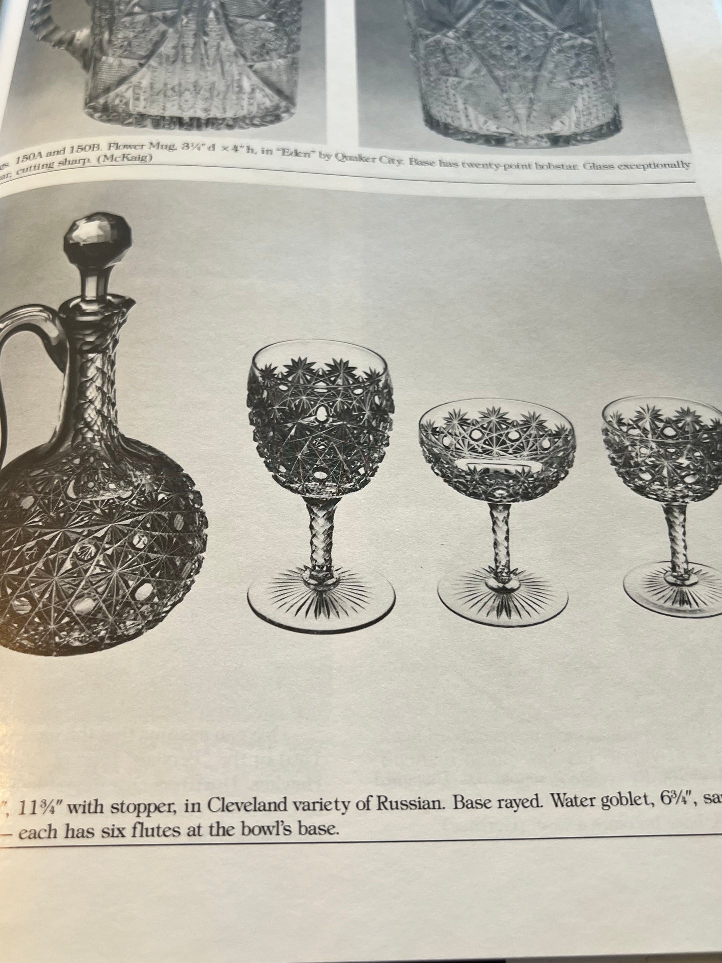 American Cut & Engraved Glass Book The Brilliant Period in Historical Perspective Guide by Martha Louise Swan Lover Antiques and Vintage