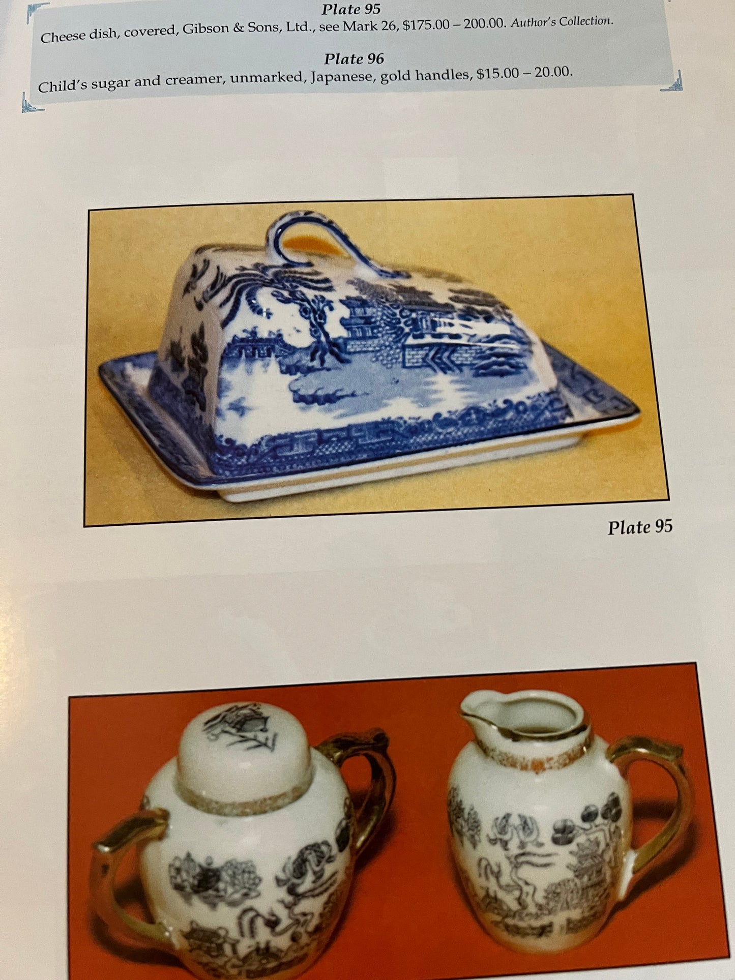 Collecting Blue Willow China Book Identification & Value Guide by M.A. Harman Lover Antiques and Vintage
