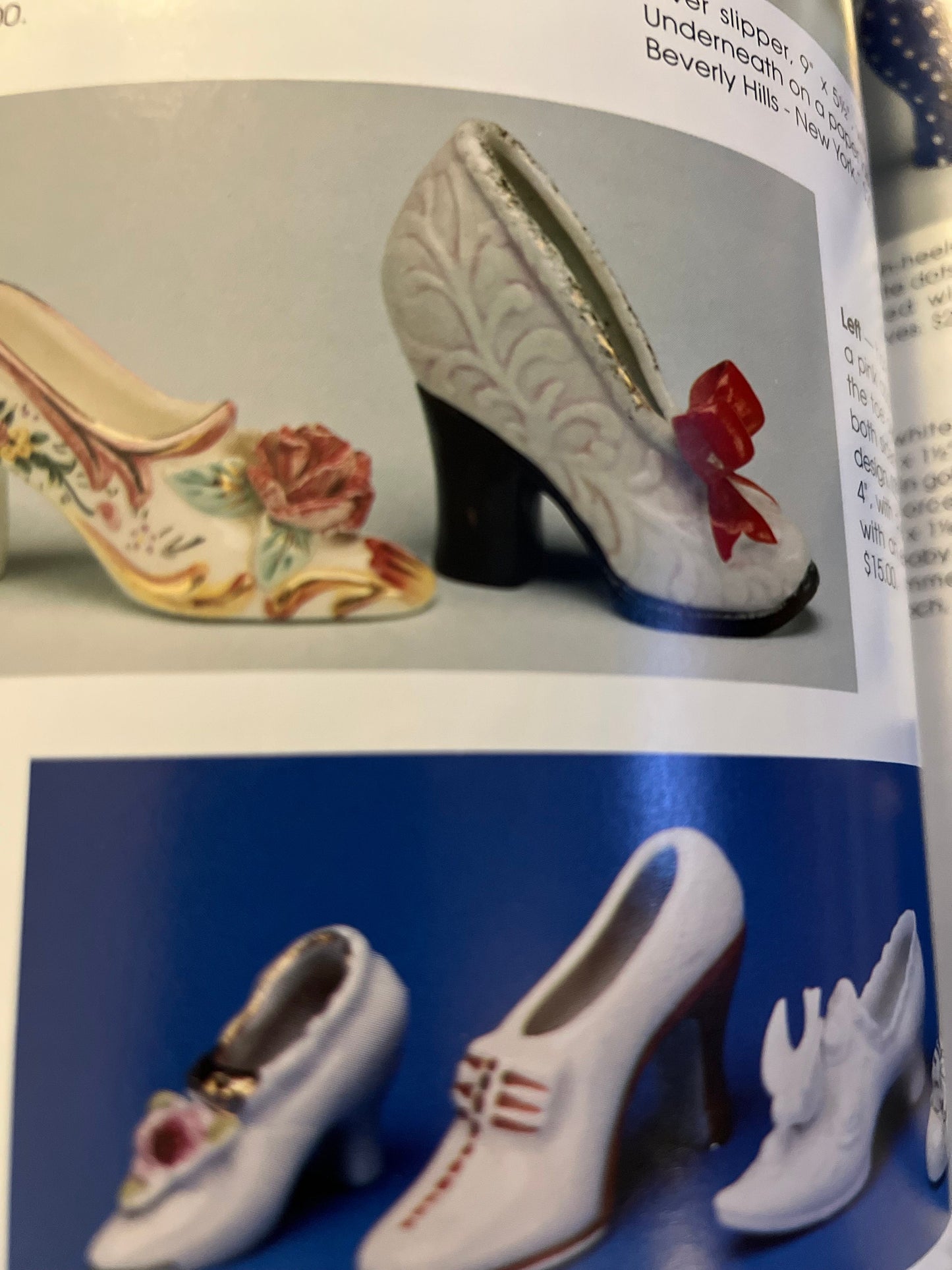 Vintage Collectible Glass Shoes Identification & Value Guide Book By Earlene Wheatley Lover Antiques and Vintage