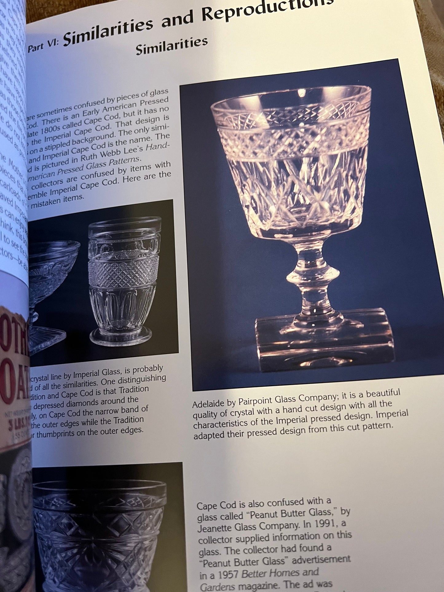 Imperial Cape Cod Glass Book Identification Price Guide by Myrna & Bob Garrison Glass Art Book Guide Lover Antiques and Vintage
