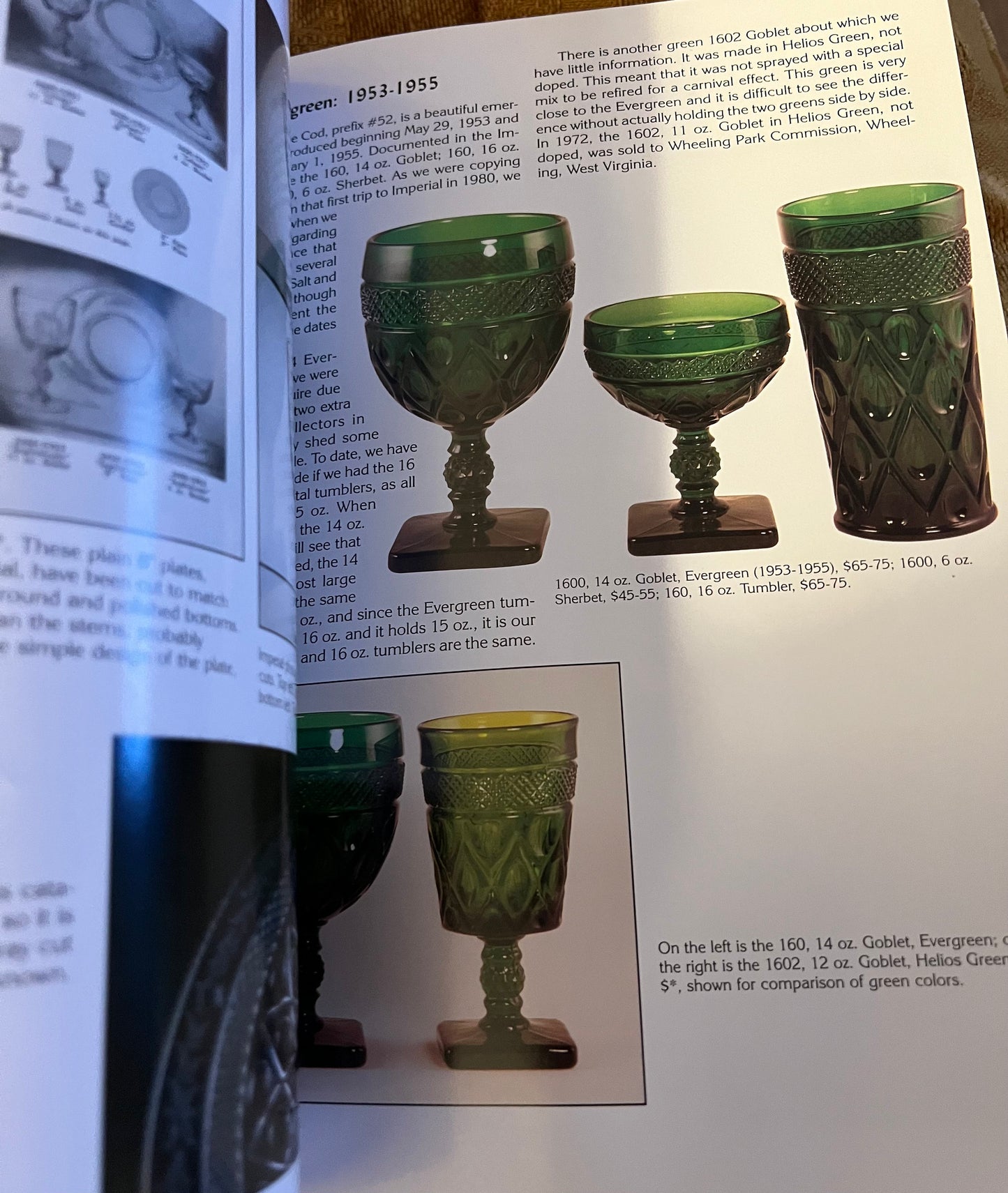 Imperial Cape Cod Glass Book Identification Price Guide by Myrna & Bob Garrison Glass Art Book Guide Lover Antiques and Vintage