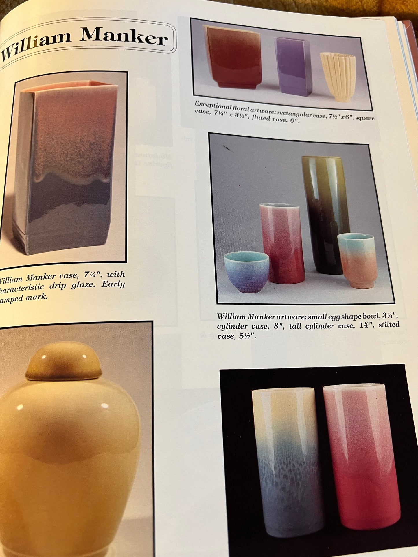 Collectors Encyclopedia of California Pottery Guide Book By Jack Chipman Copyright 1994 Lover Antiques and Vintage